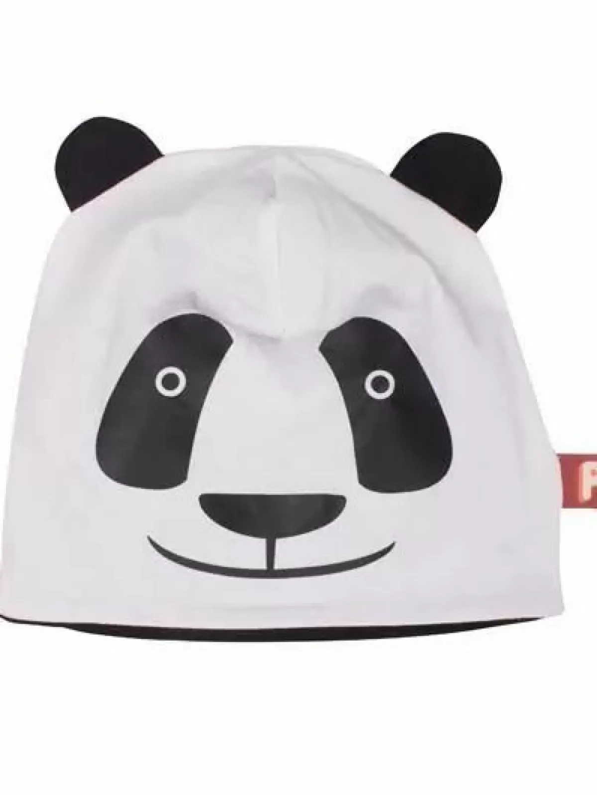 Store Bamse Beanie Black/Putty Panda Baby Mützen Und Handschuhe
