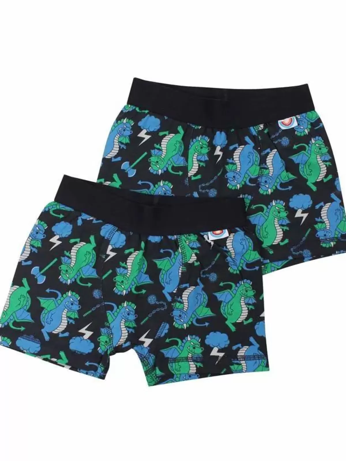 Store Bifrost - 2Pak Underwear Boys Dk Navy Dragons Kinder Unterwäsche