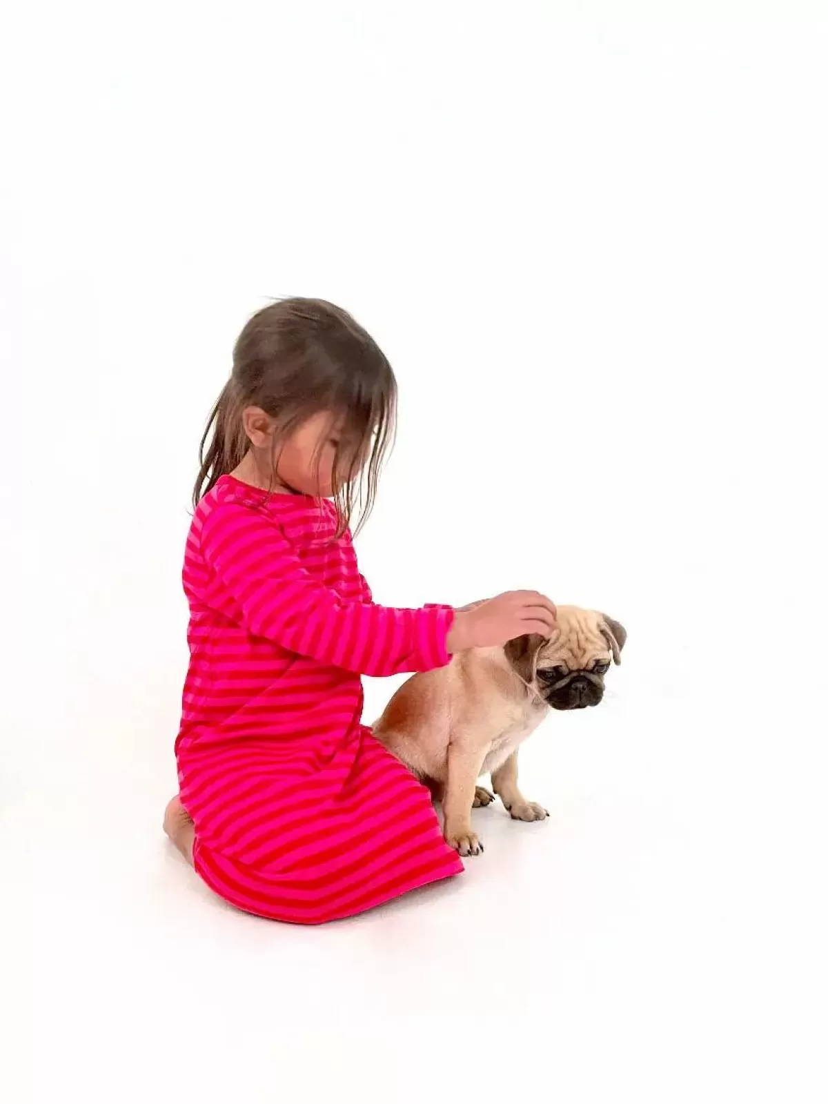 Store Bifrost - Magic Nightgown Red/Hot Pink Kinder Pyjamas