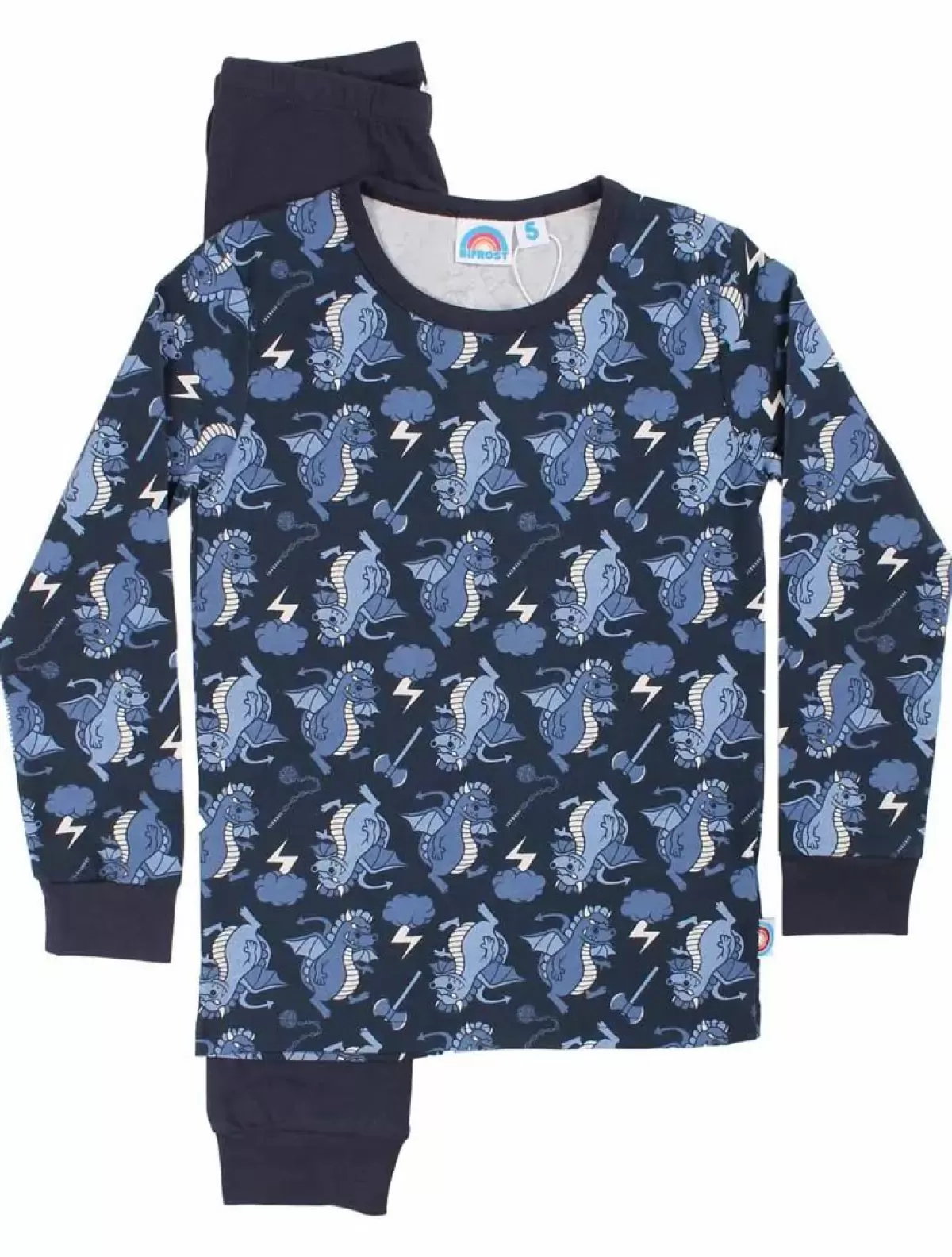 Sale Bifrost - Slumber Nightwear Blue Tone Dragons Kinder Pyjamas