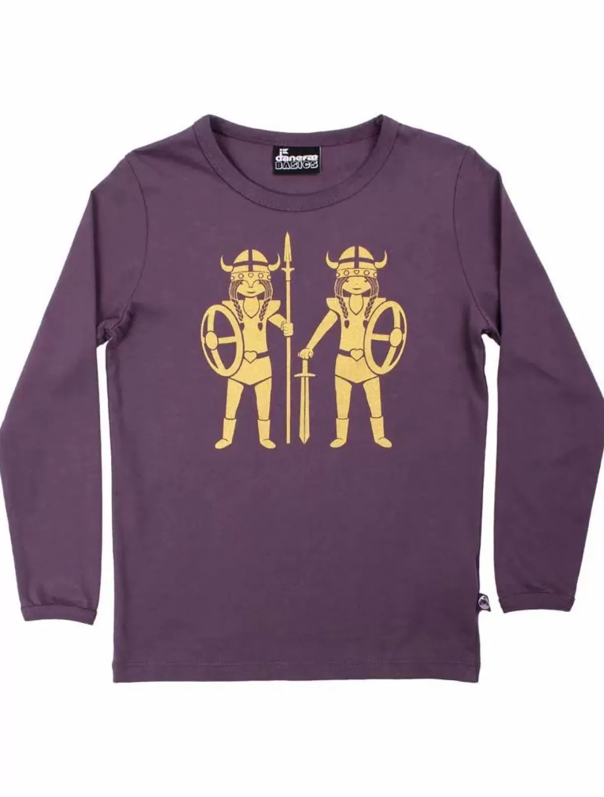 Hot Danebasic Longsleeve Grey Viola Double Trouble Kinder Hemden Und Shirts