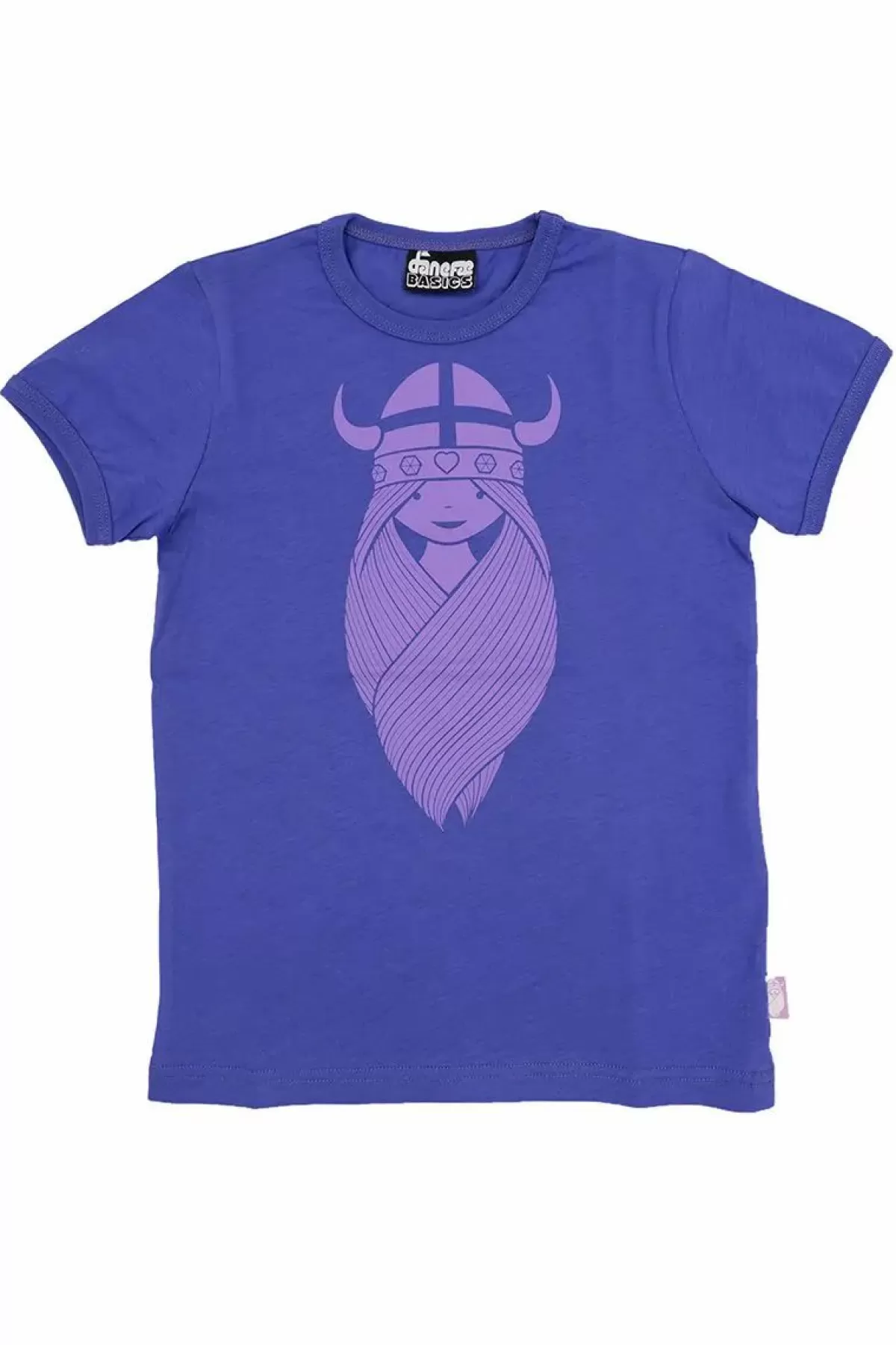 Store Danebasic Ss Cold Purple Freja Kinder T-Shirts
