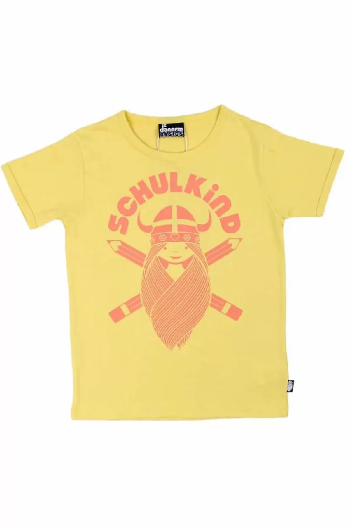 Online Danebasic Ss Faded Yellow Schulkind Freja Kinder T-Shirts