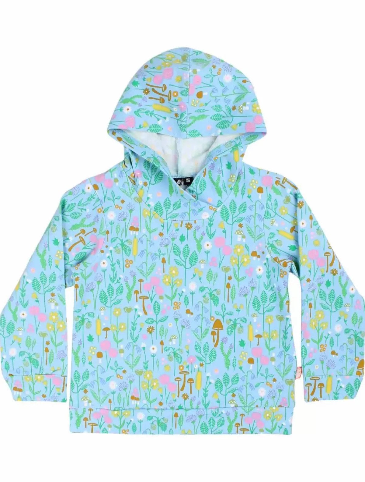 Online Danebirch Hoodie Light Blue Botanical Kinder Sweatshirts