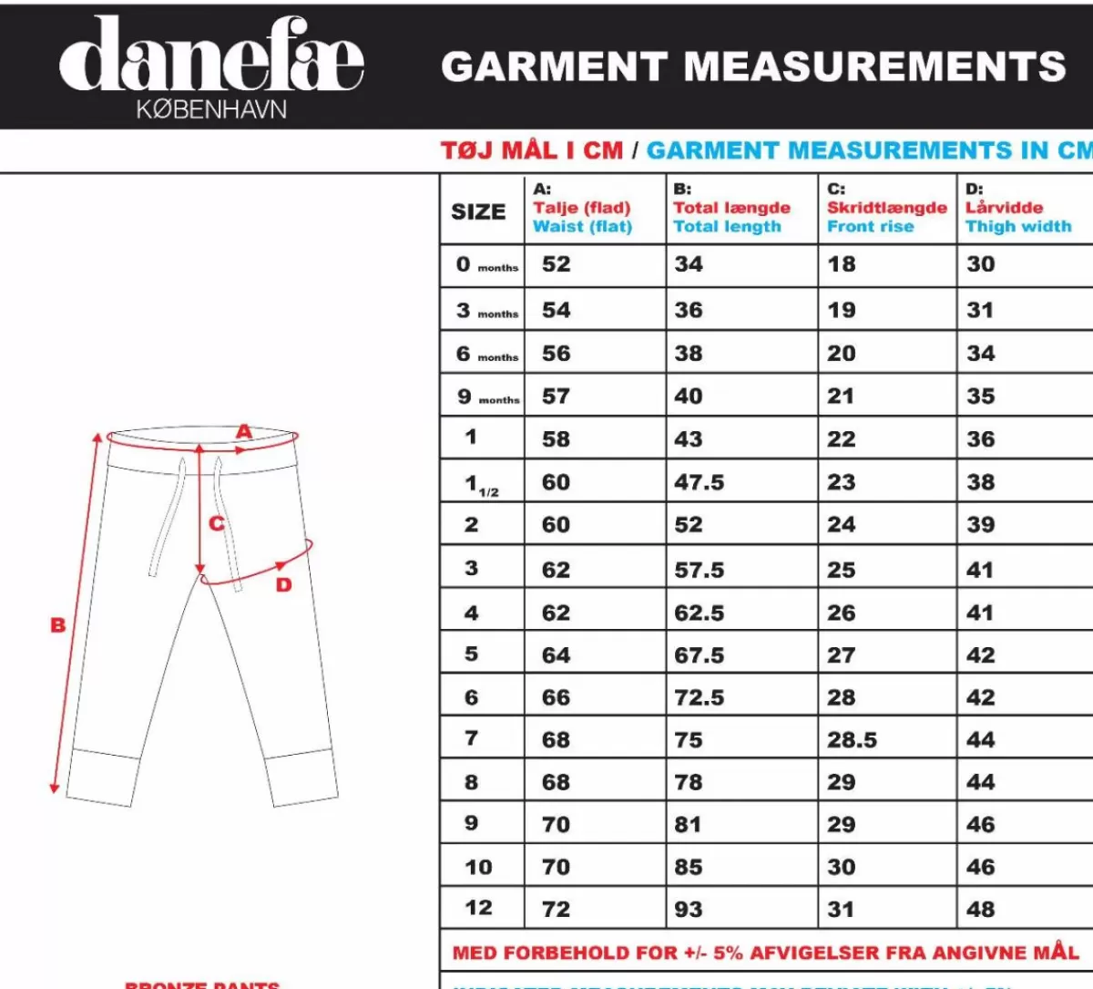 Store Danebronze Pants Noos Htr Grey Baby Hosen
