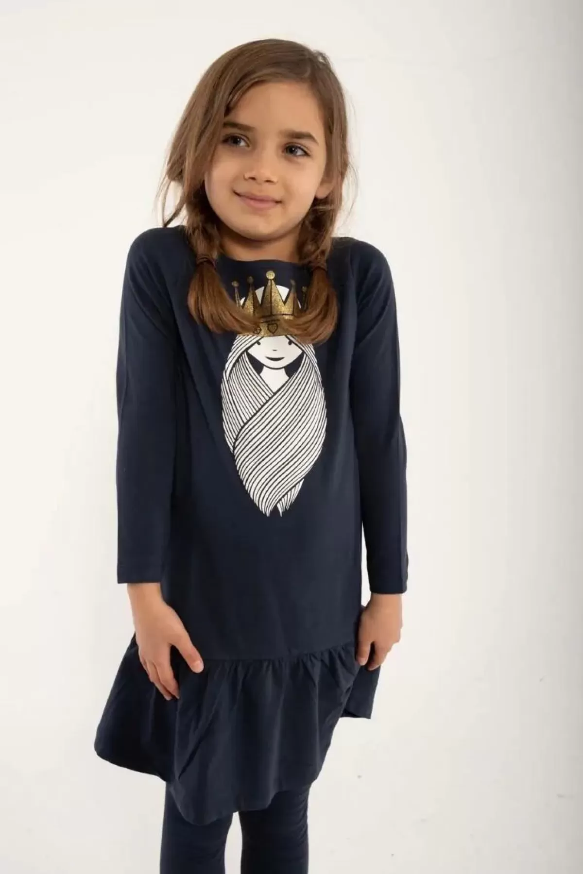 Outlet Danecookie Dress Dk Navy Prinsesse Kinder Kleider