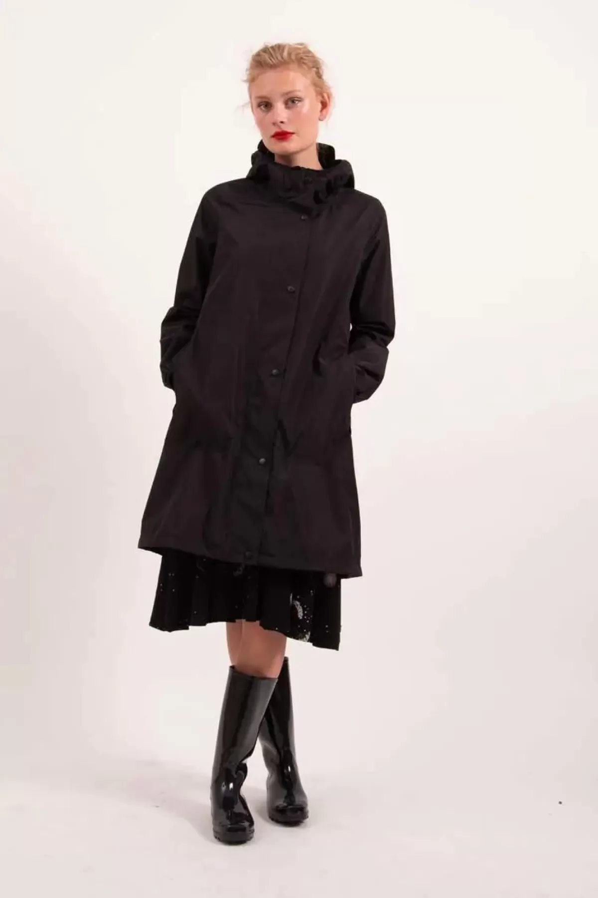 Danefæ Regenjacken>Danedith Rainjacket Black