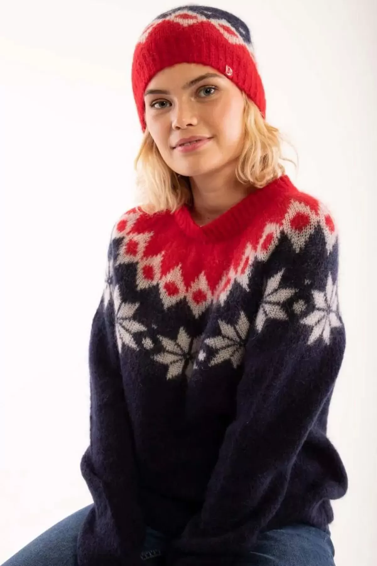 Danefæ Strickwaren>Danefjeld Sweater Navy