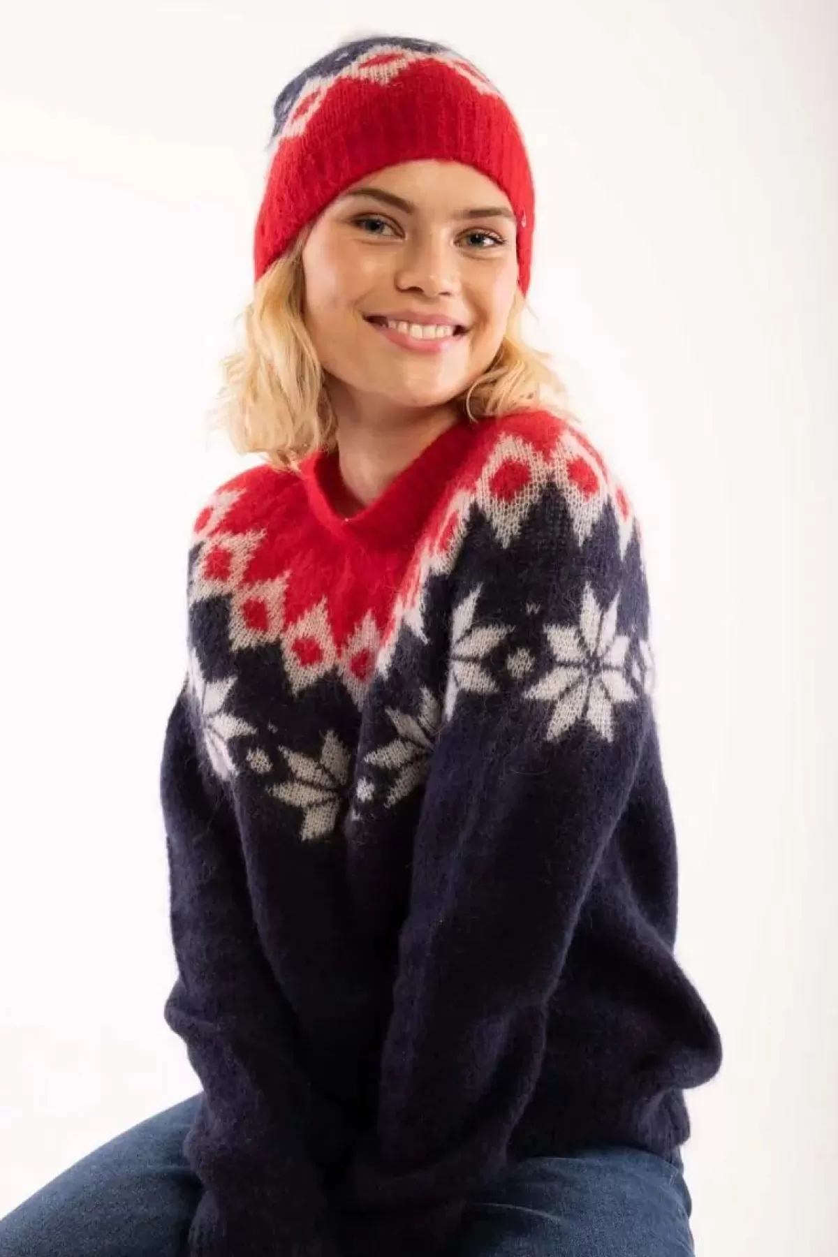 Danefæ Strickwaren>Danefjeld Sweater Navy