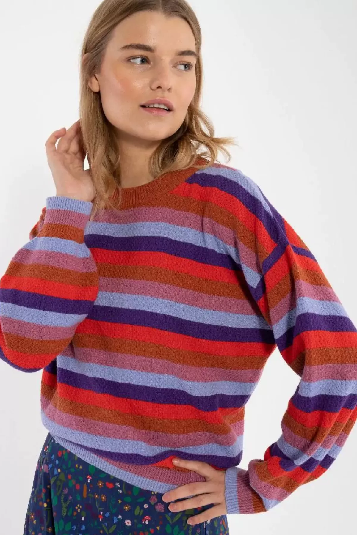 Danefæ Strickwaren>Danegold Pearl Knit Sweater Multicolor 1