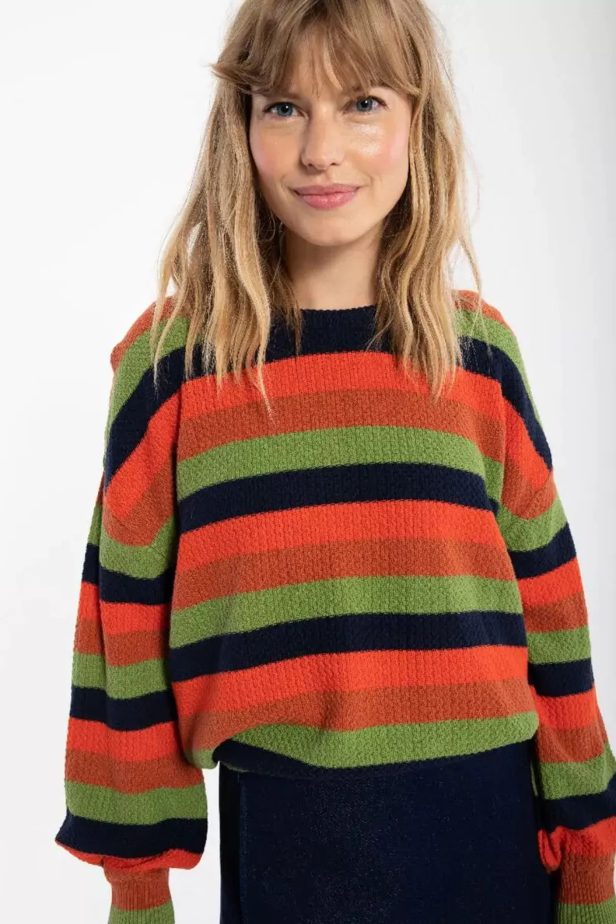 Danefæ Strickwaren>Danegold Pearl Knit Sweater Multicolor 3