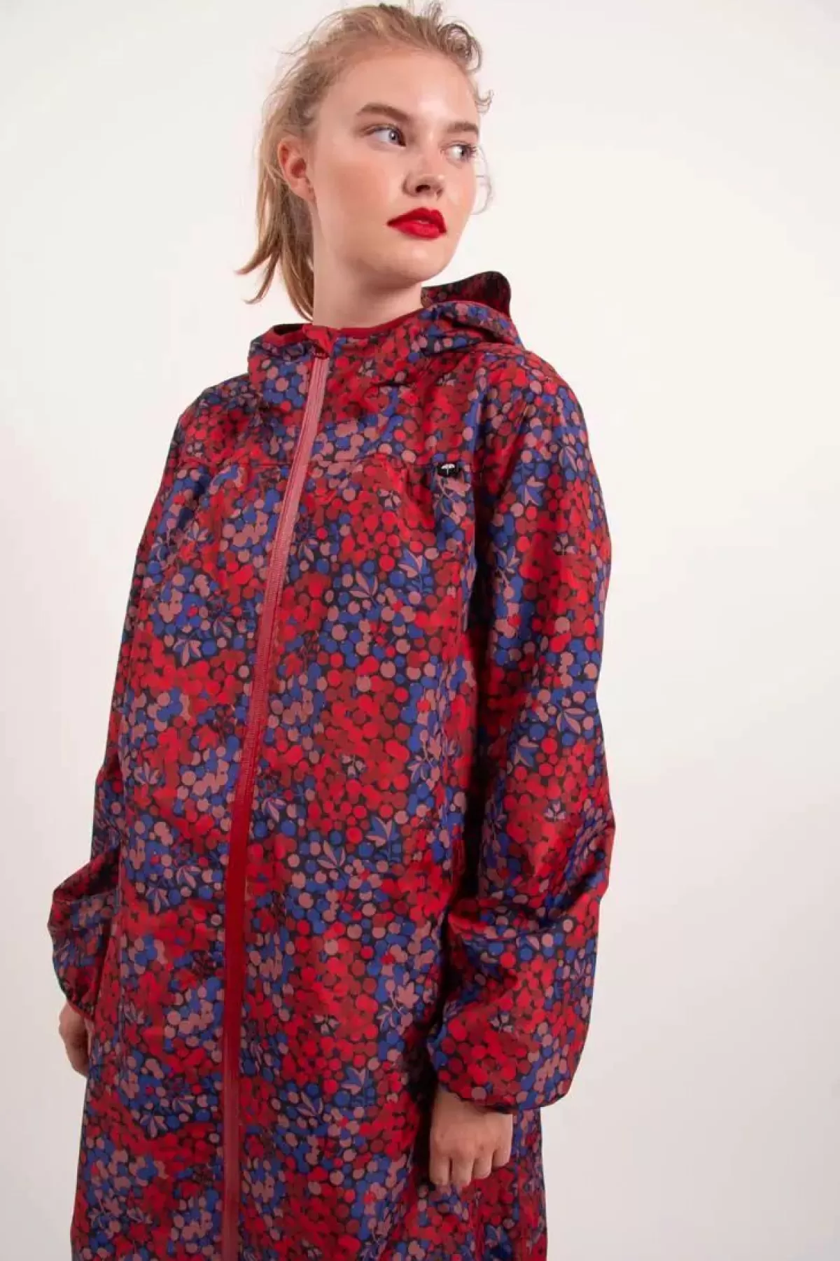 Danefæ Regenjacken>Danehelen Rainjacket Berrygood Blue