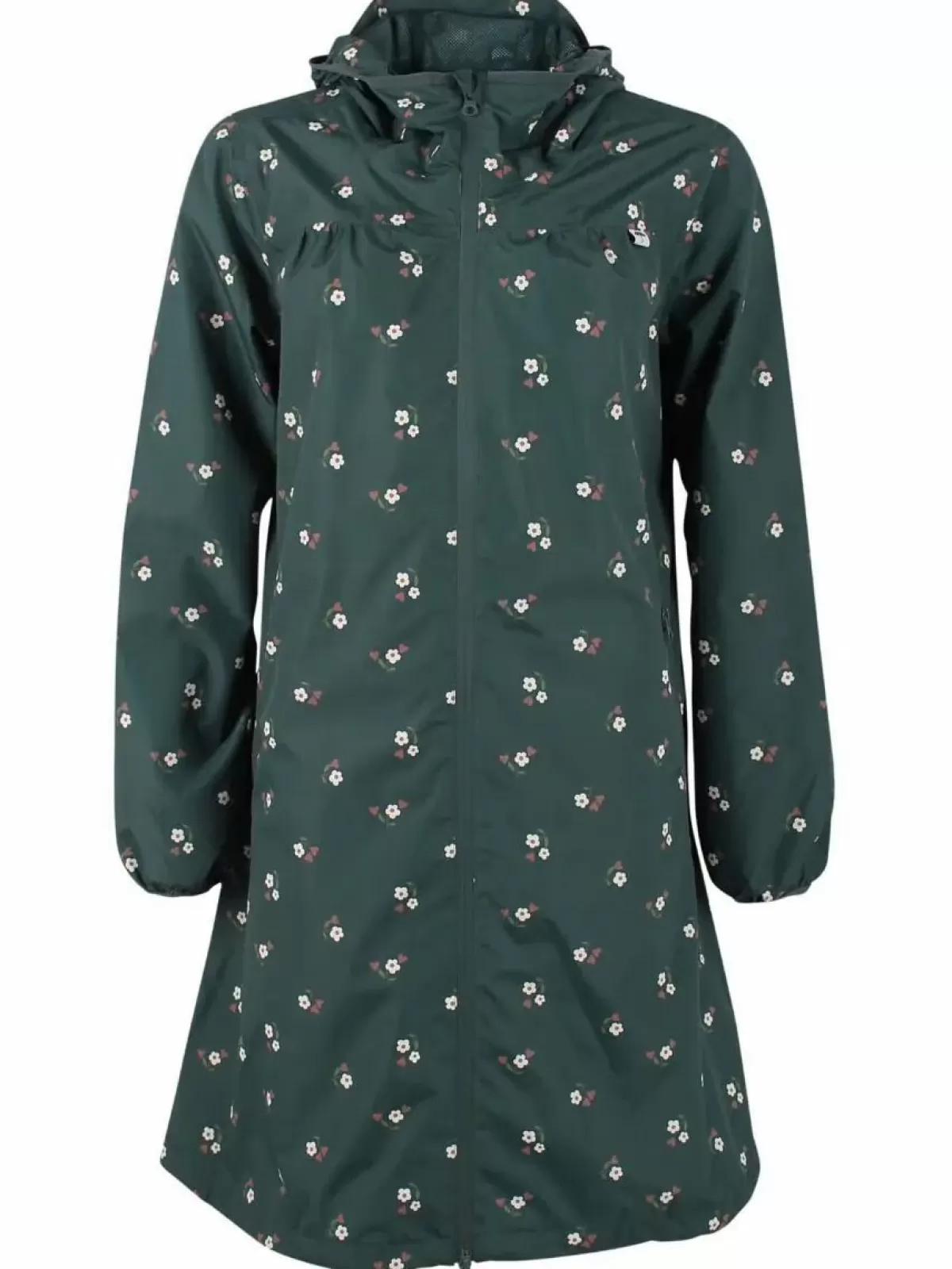 Danefæ Regenjacken>Danehelen Rainjacket Deep Forest Miniflower
