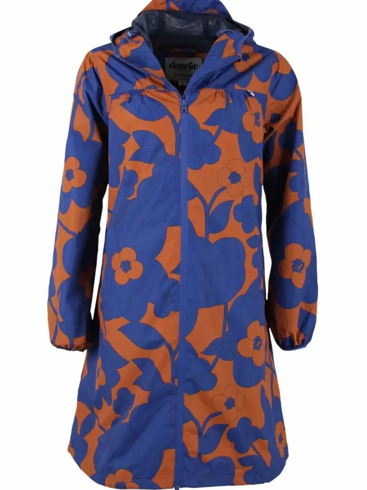 Danefæ Regenjacken>Danehelen Rainjacket Occer/Royal Blue Bloom Boom
