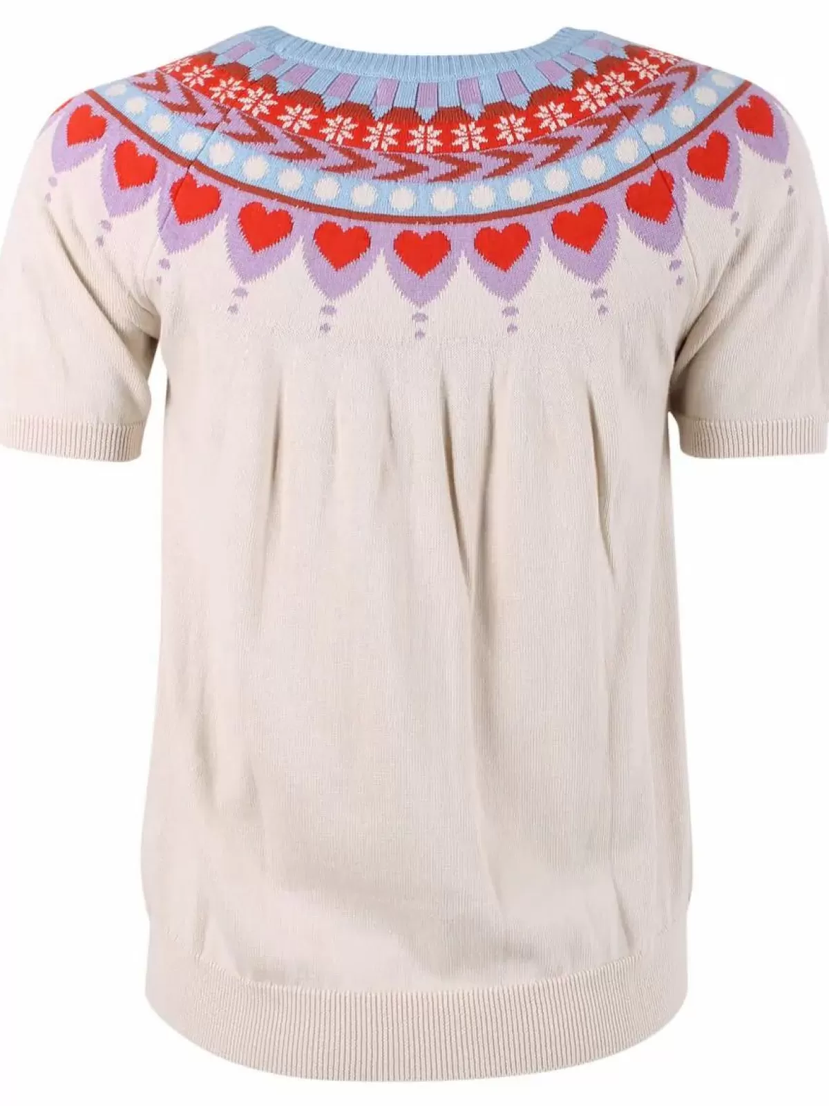 Danefæ Strickwaren>Danehope Cotton Knit Sweater Tee Chalk