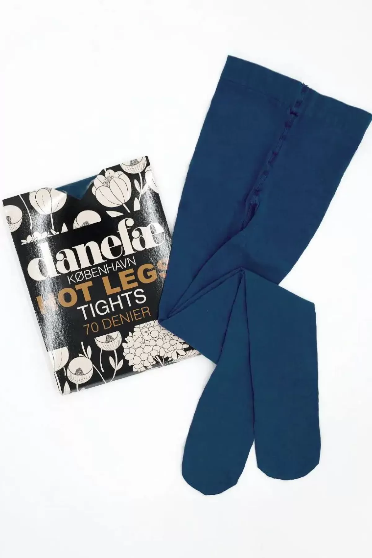 Danefæ Strumpfhosen>Danehot Legs Tights 70Den Navy Peony