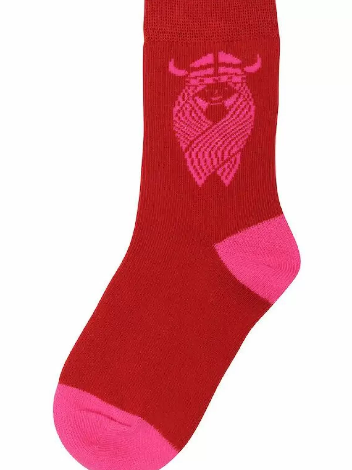 New Danekids Socks Dk Rust/Hot Pink Freja Kinder Socken Und Strumpfe