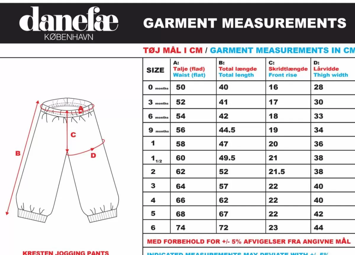 Shop Danekresten Jogging Bering Baby Hosen