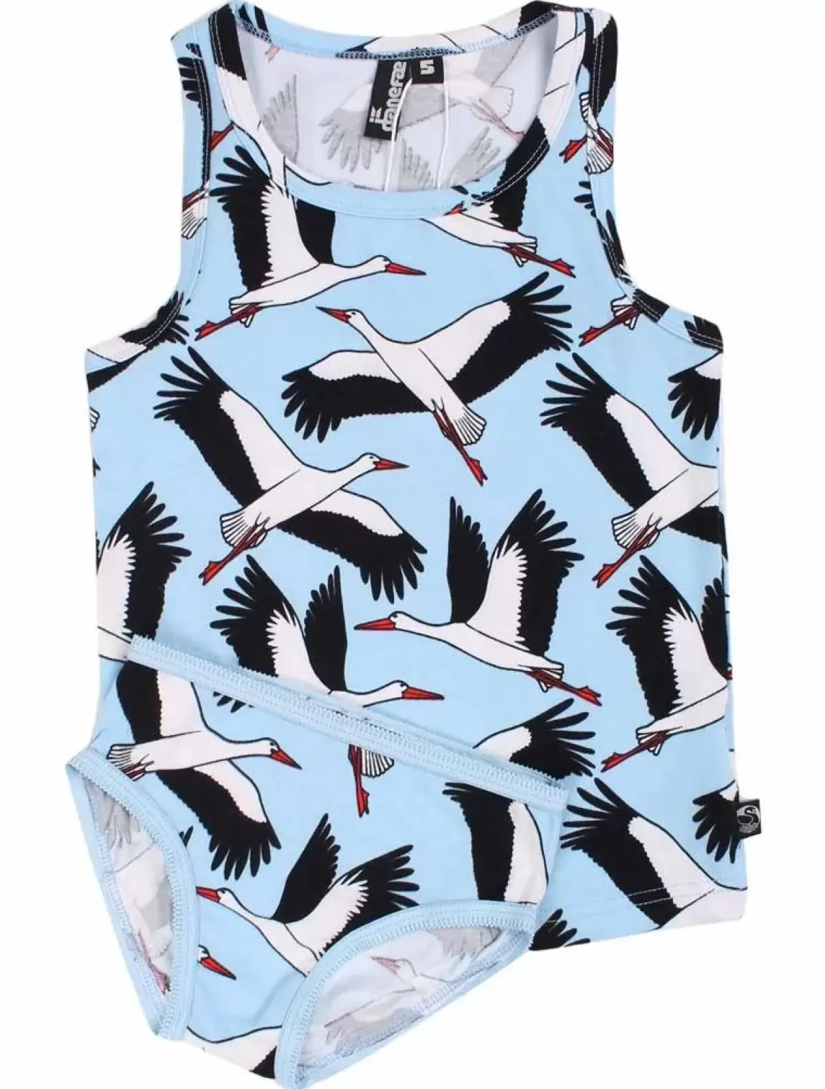 Shop Danekrokus Saet Light Blue Stork Kinder Unterwäsche