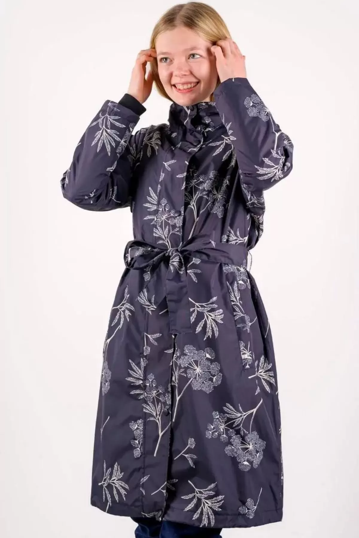 Danefæ Regenjacken>Danelisabeth Raincoat Black Hemlock