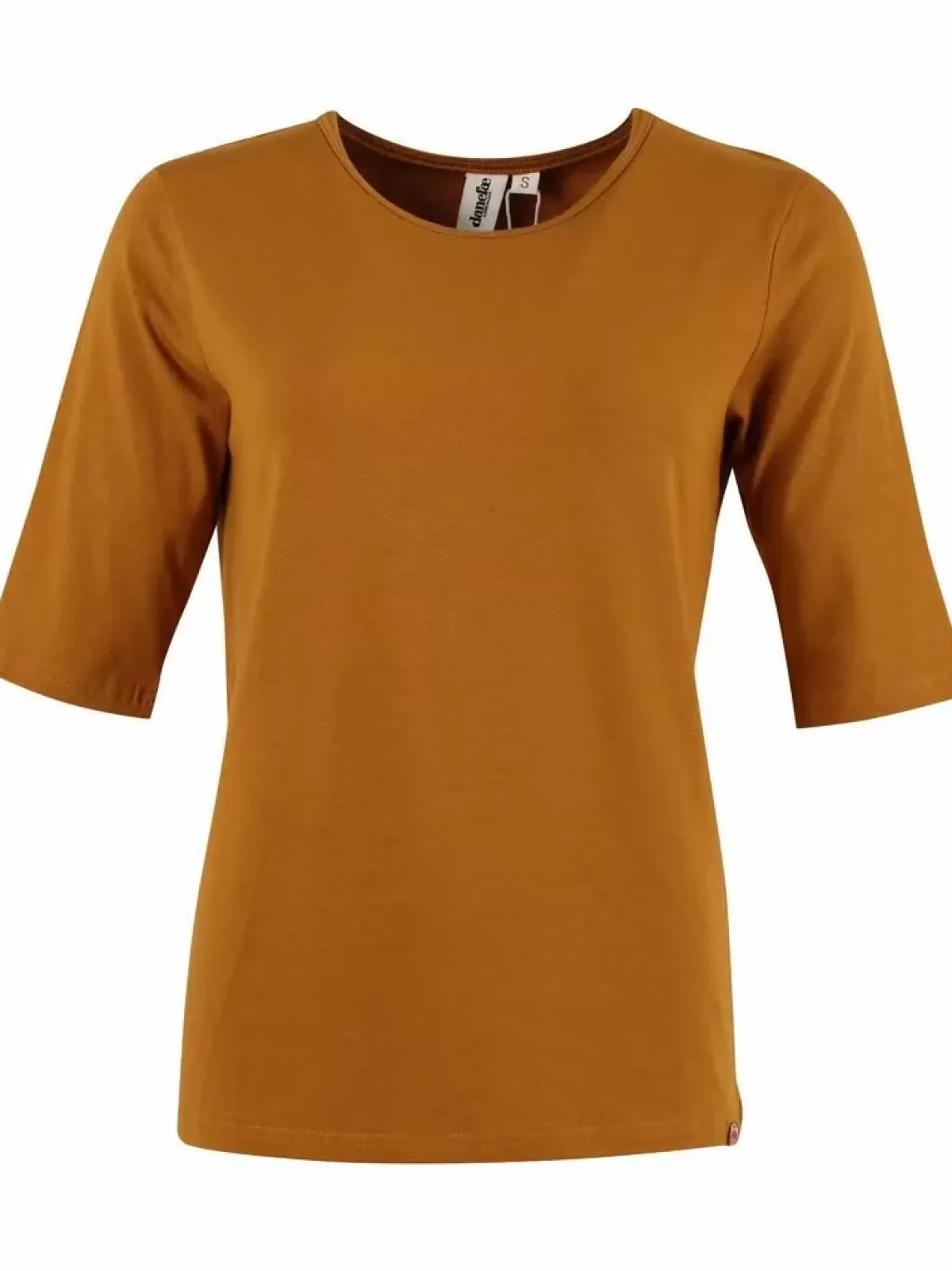 Danefæ T-Shirts>Danemanna Modal Tee Golden Honey
