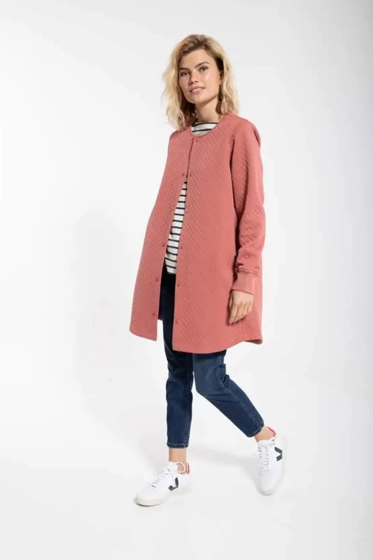 Danefæ Thermokleidung>Danemaude Thermo Coat Grey Rose