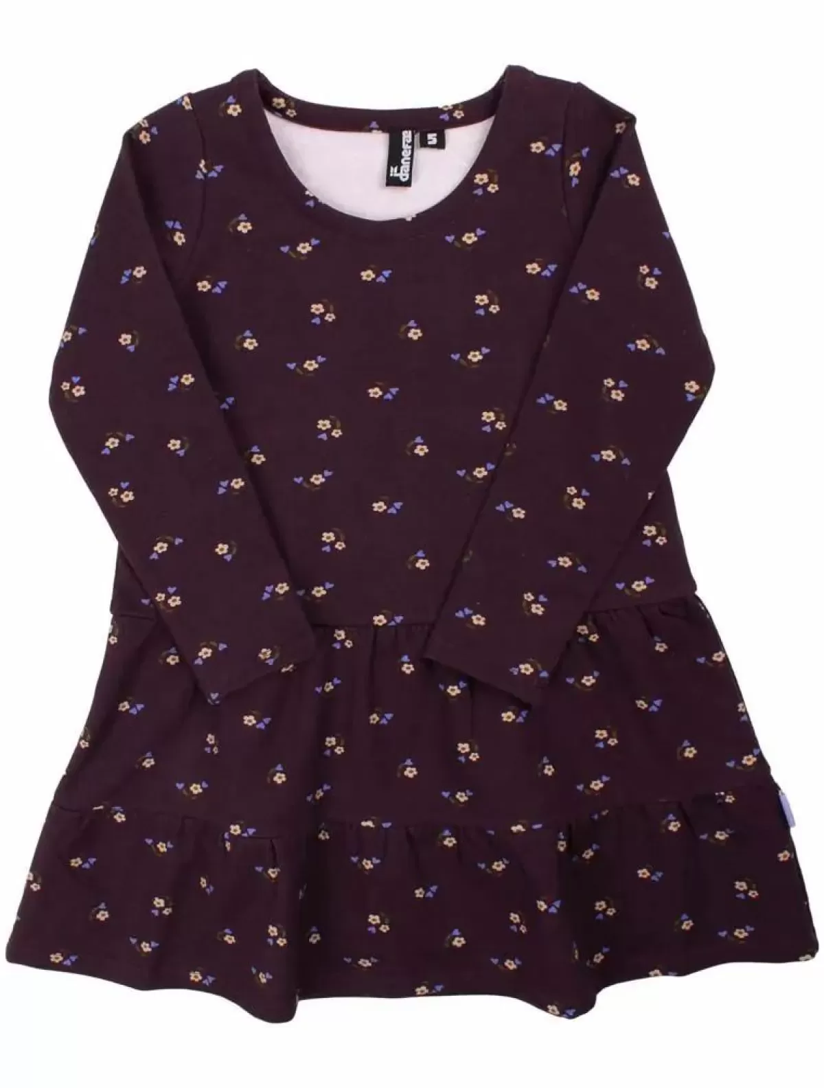 Outlet Danemiva Dress Grey Viola Miniflower Kinder Kleider