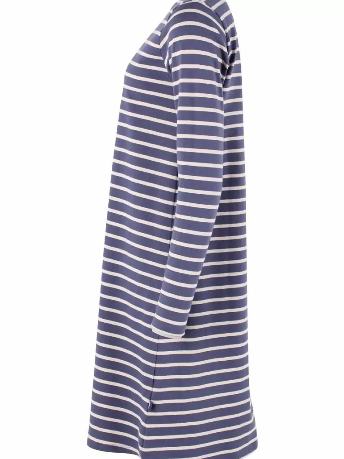 Danefæ Kleider>Danenassau Dress Grey Marine/Chalk