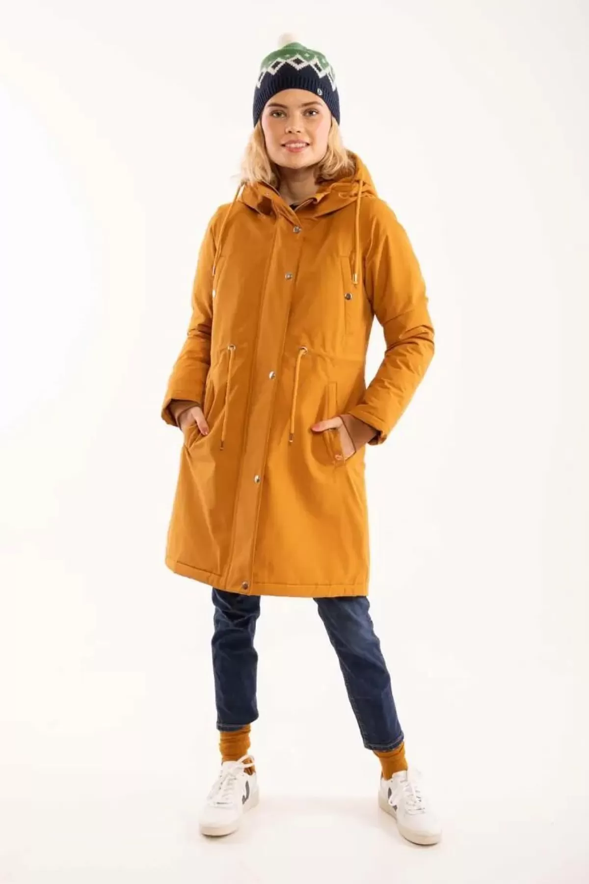Danefæ Winterjacken>Danenora Winter Parka Mustard