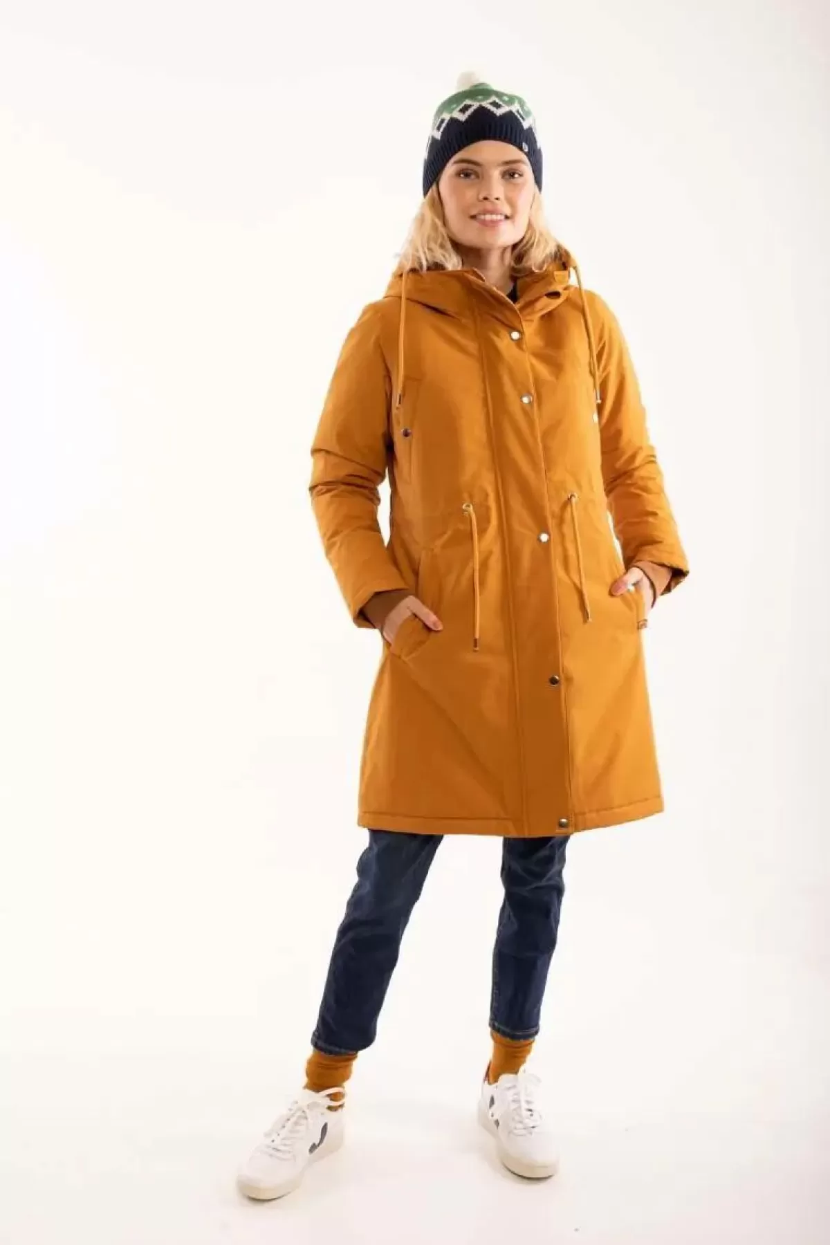Danefæ Winterjacken>Danenora Winter Parka Mustard