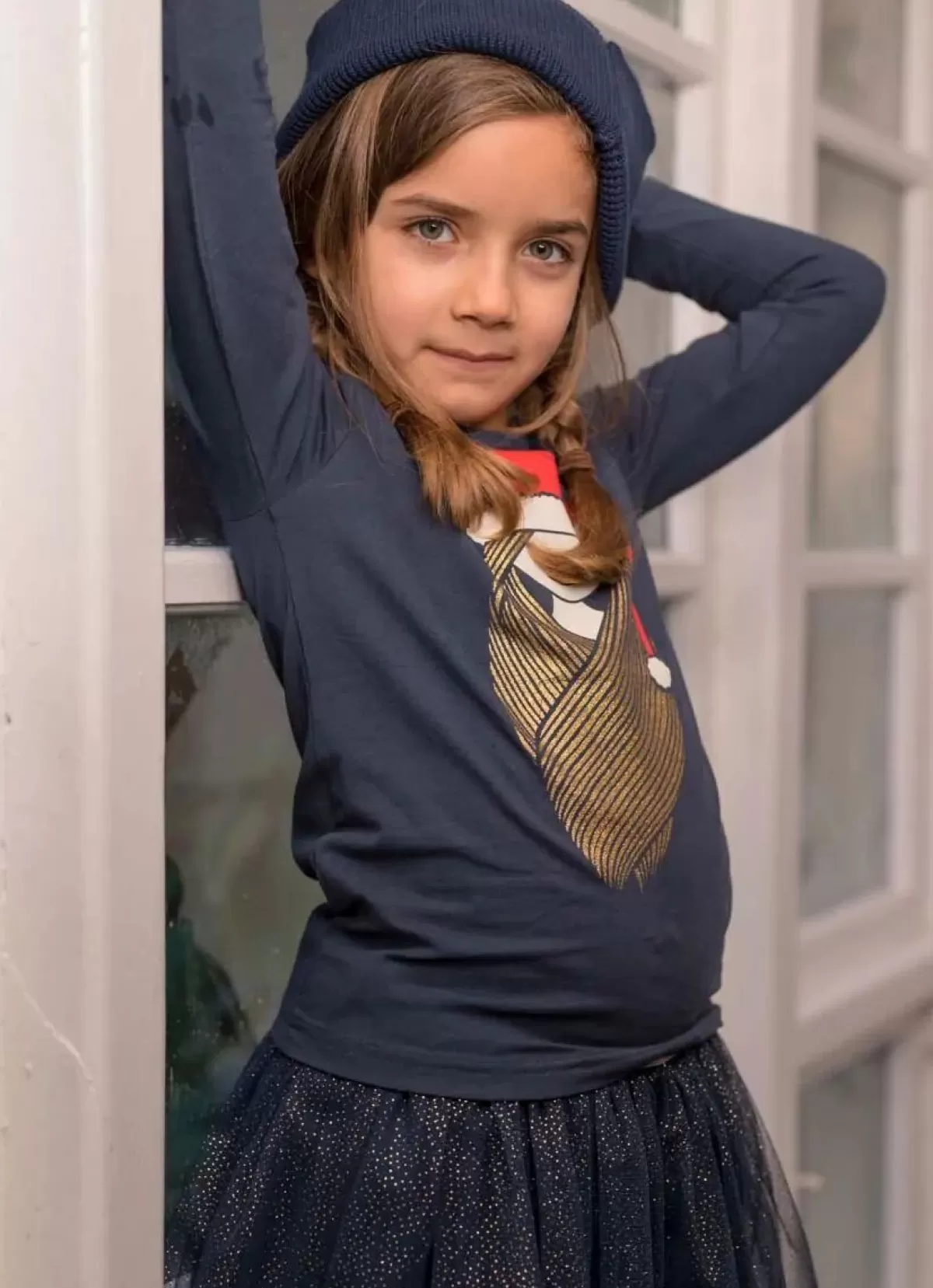 Store Danenorthpole Tee Dk Navy Missnisse Kinder Hemden Und Shirts