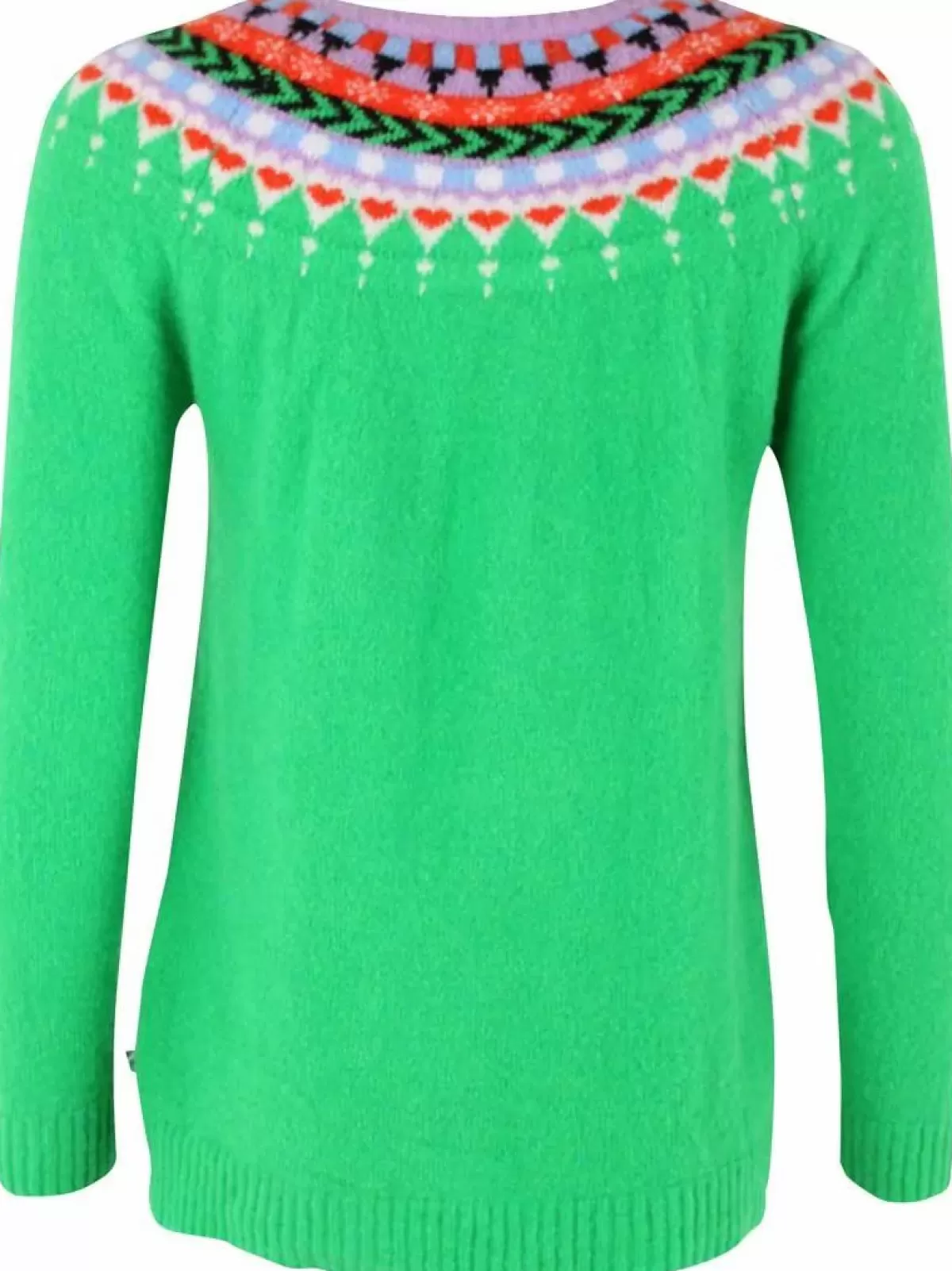 Danefæ Strickwaren>Danepeaceful Light Wool Sweater Green
