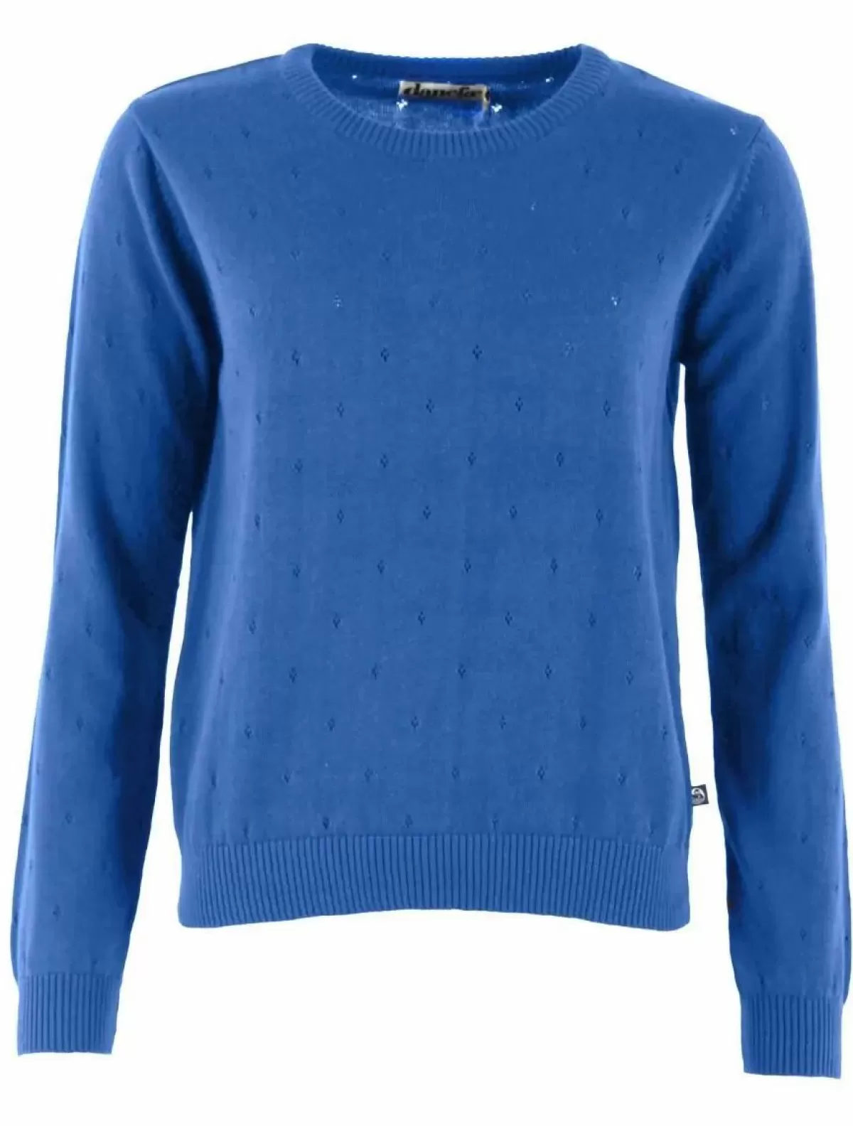 Danefæ Strickwaren>Danepearly Hole Knit Sweater Blue