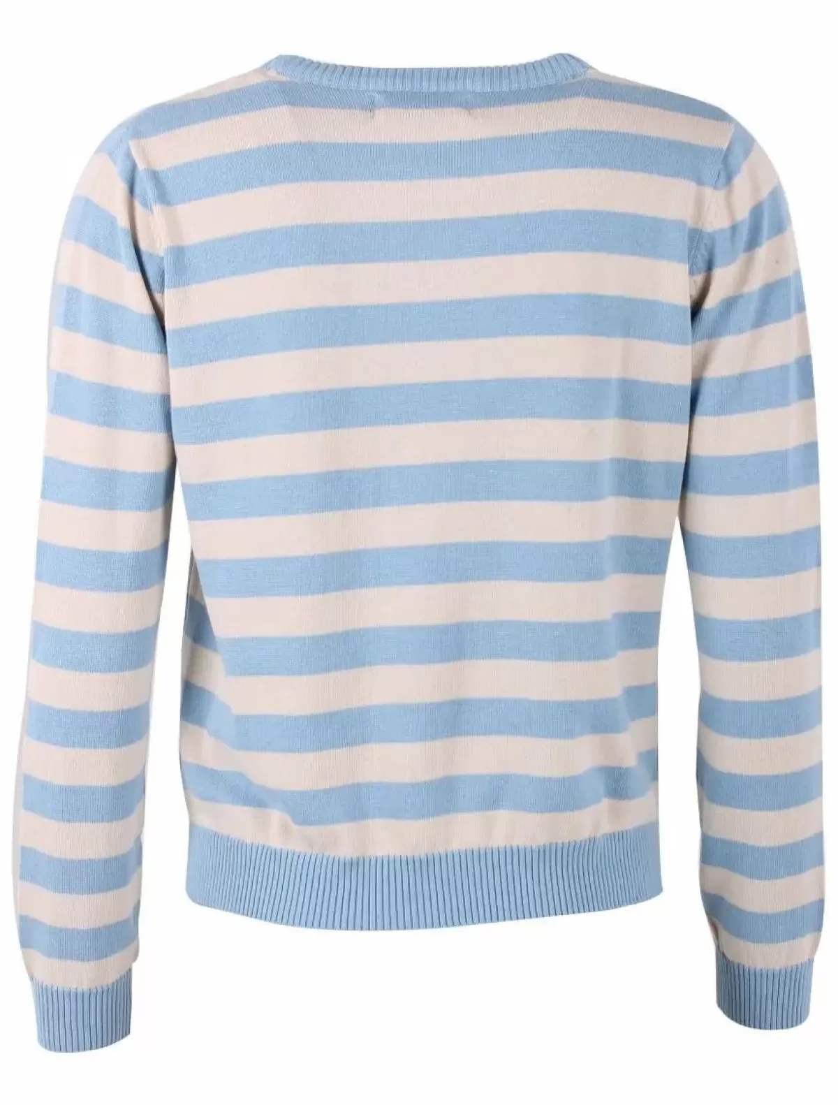 Danefæ Strickwaren>Danepearly Pearl Knit Sweater Lt Blue/Chalk