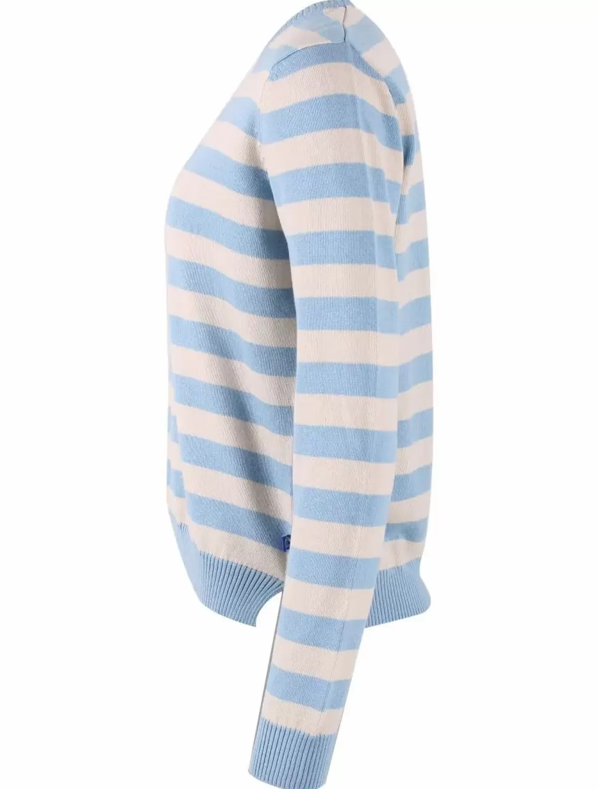 Danefæ Strickwaren>Danepearly Pearl Knit Sweater Lt Blue/Chalk