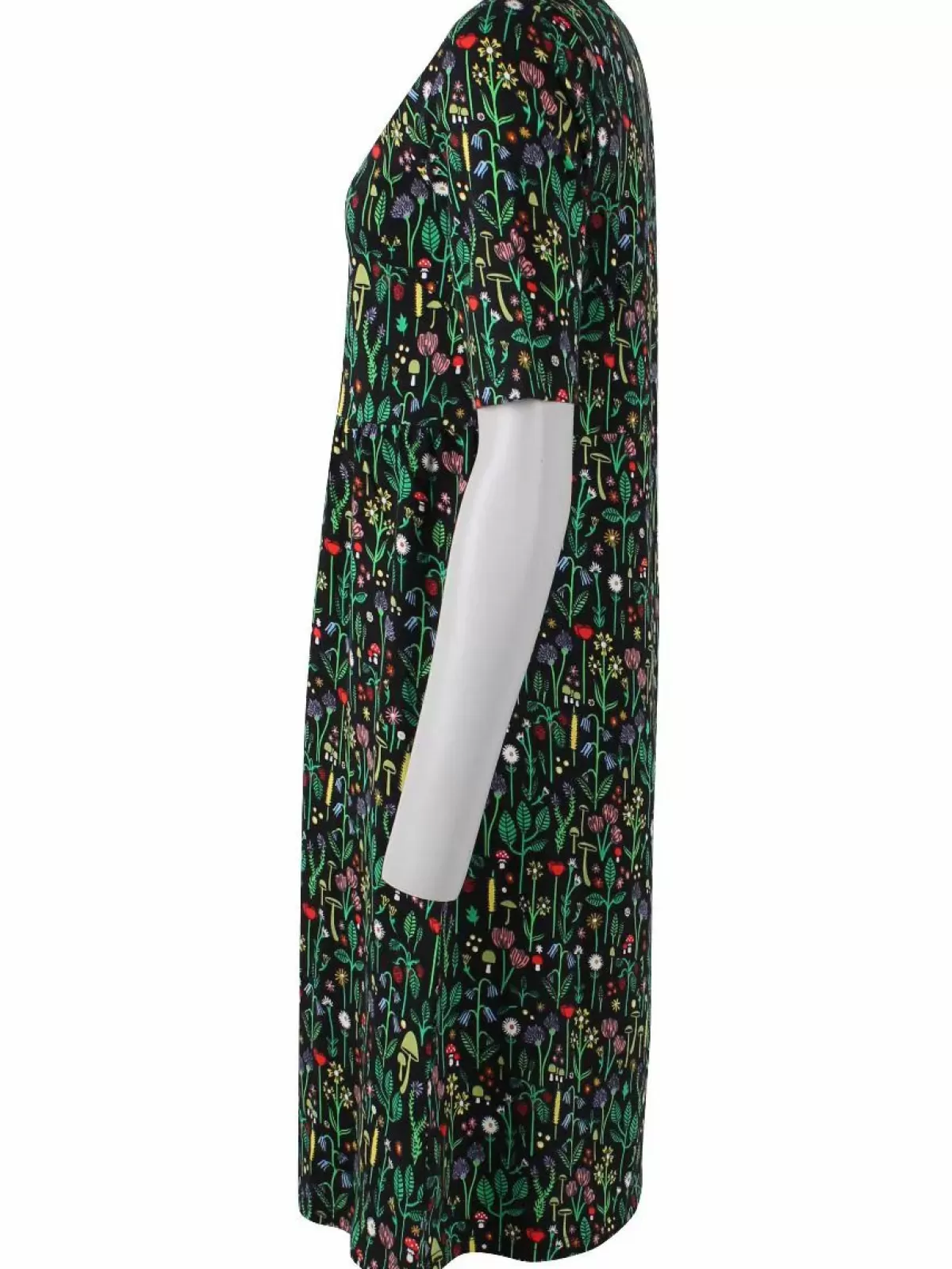 Danefæ Kleider>Danepoppy Dress Black Botanical