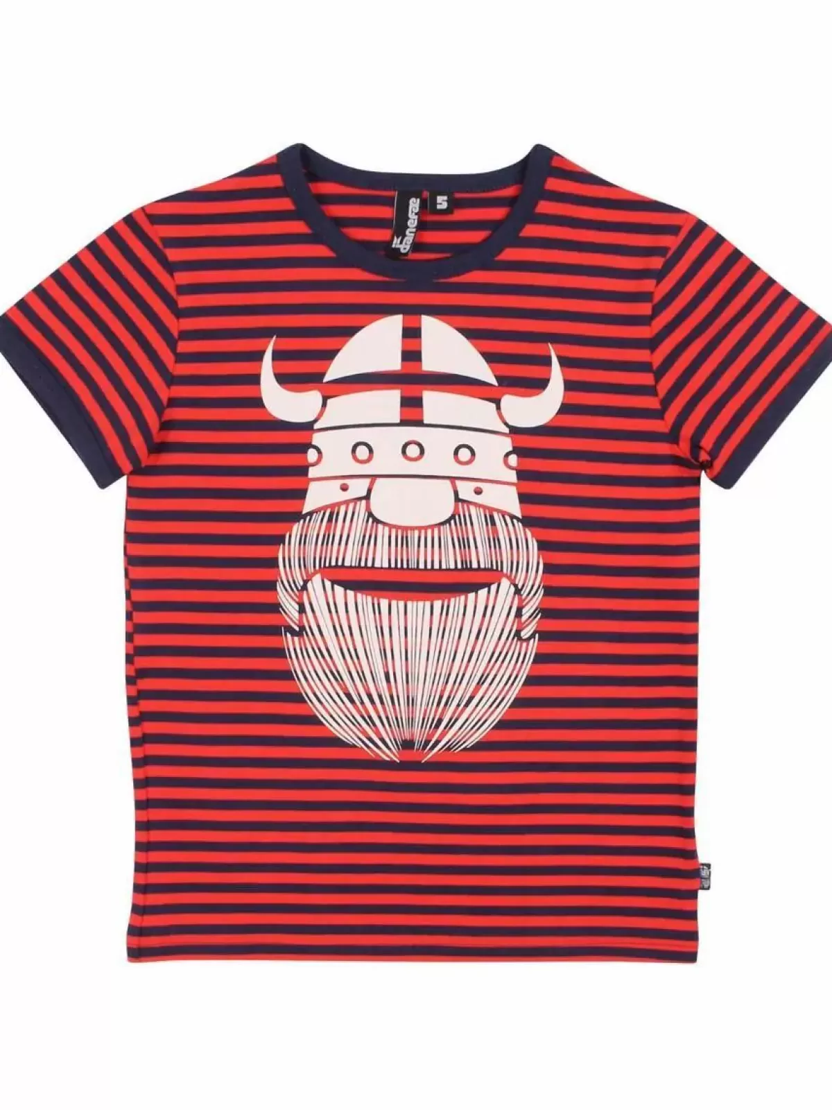Shop Danerainbow Ringer Navy/Bright Red Erik Kinder T-Shirts