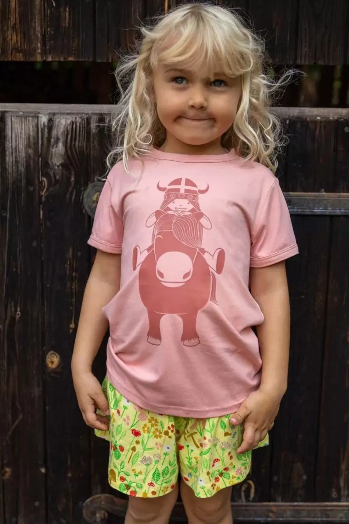 Hot Danerainbow Ringer Soft Pink Pony Freja Kinder T-Shirts