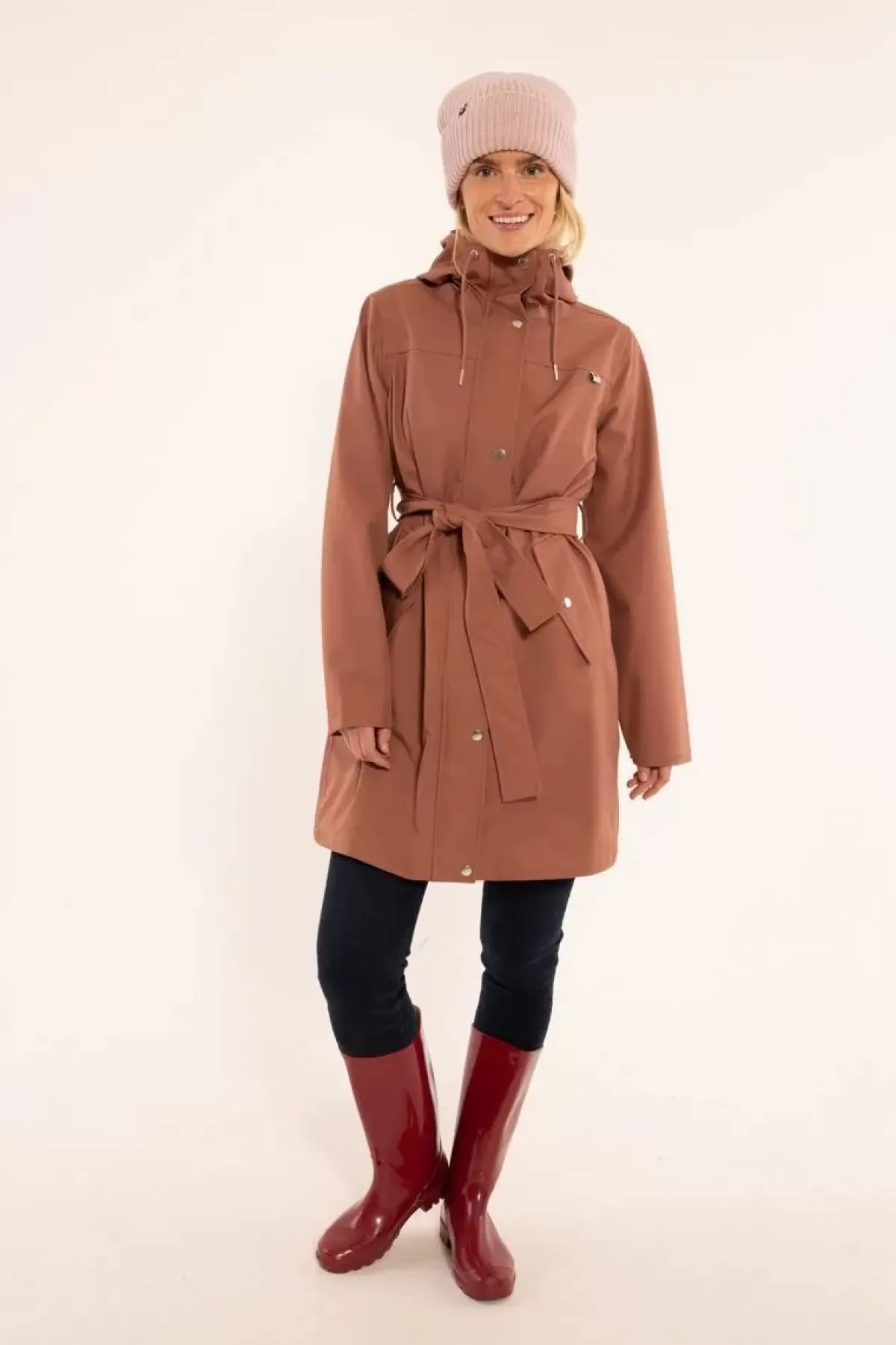 Danefæ Regenjacken>Danerainlover Raincoat Beige Rose