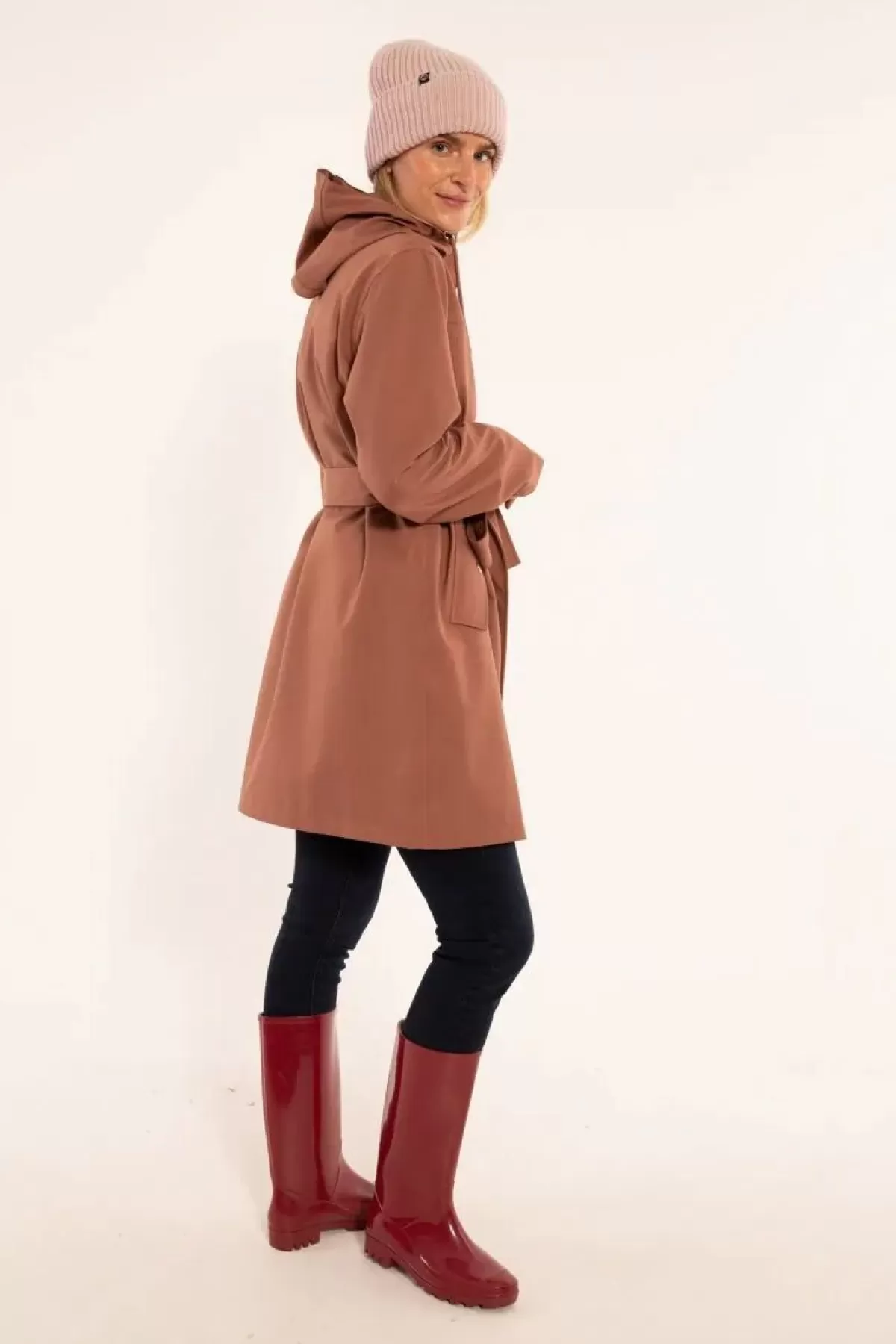 Danefæ Regenjacken>Danerainlover Raincoat Beige Rose