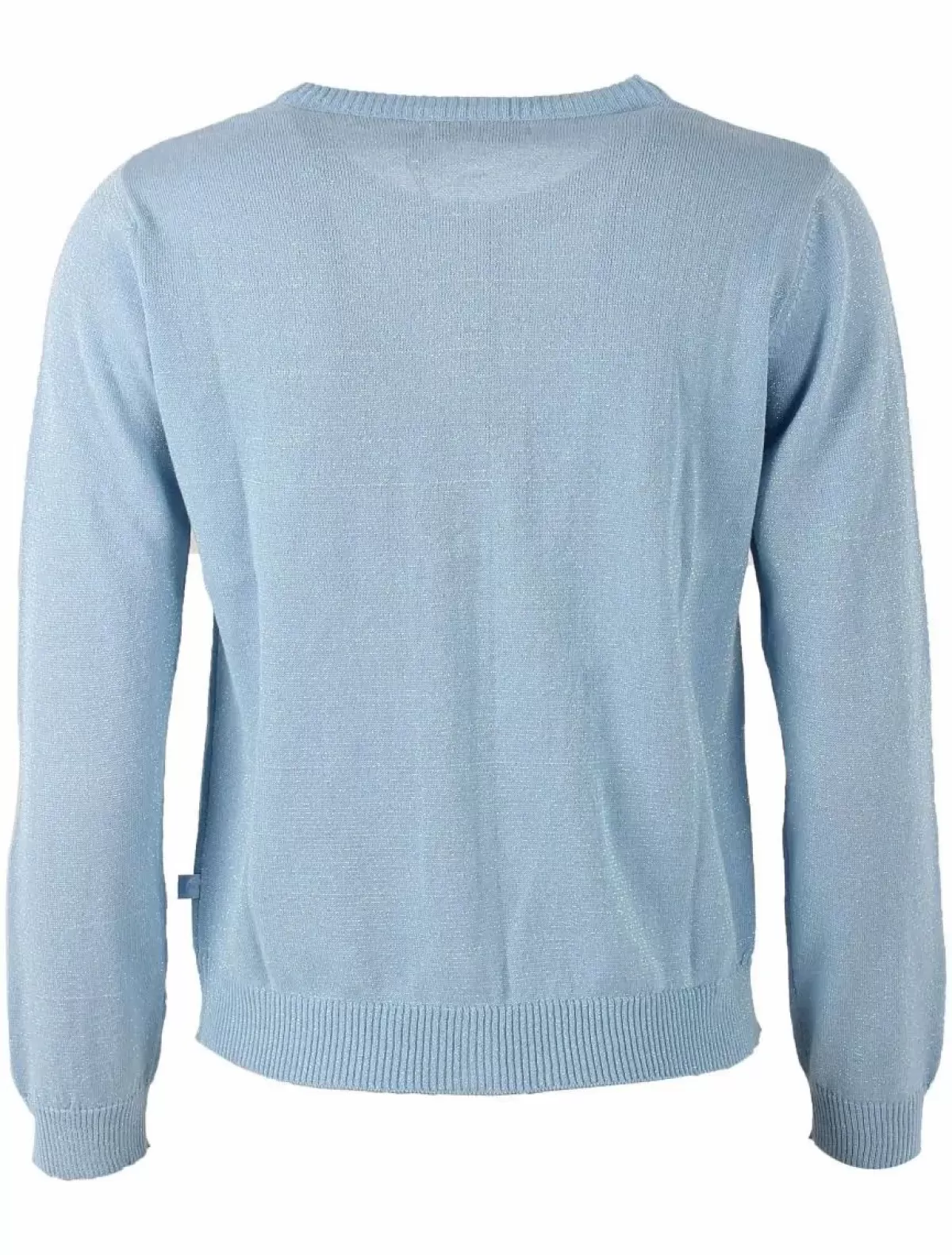 Danefæ Cardigan>Danesaga Glitter Cardigan Light Blue Glitter