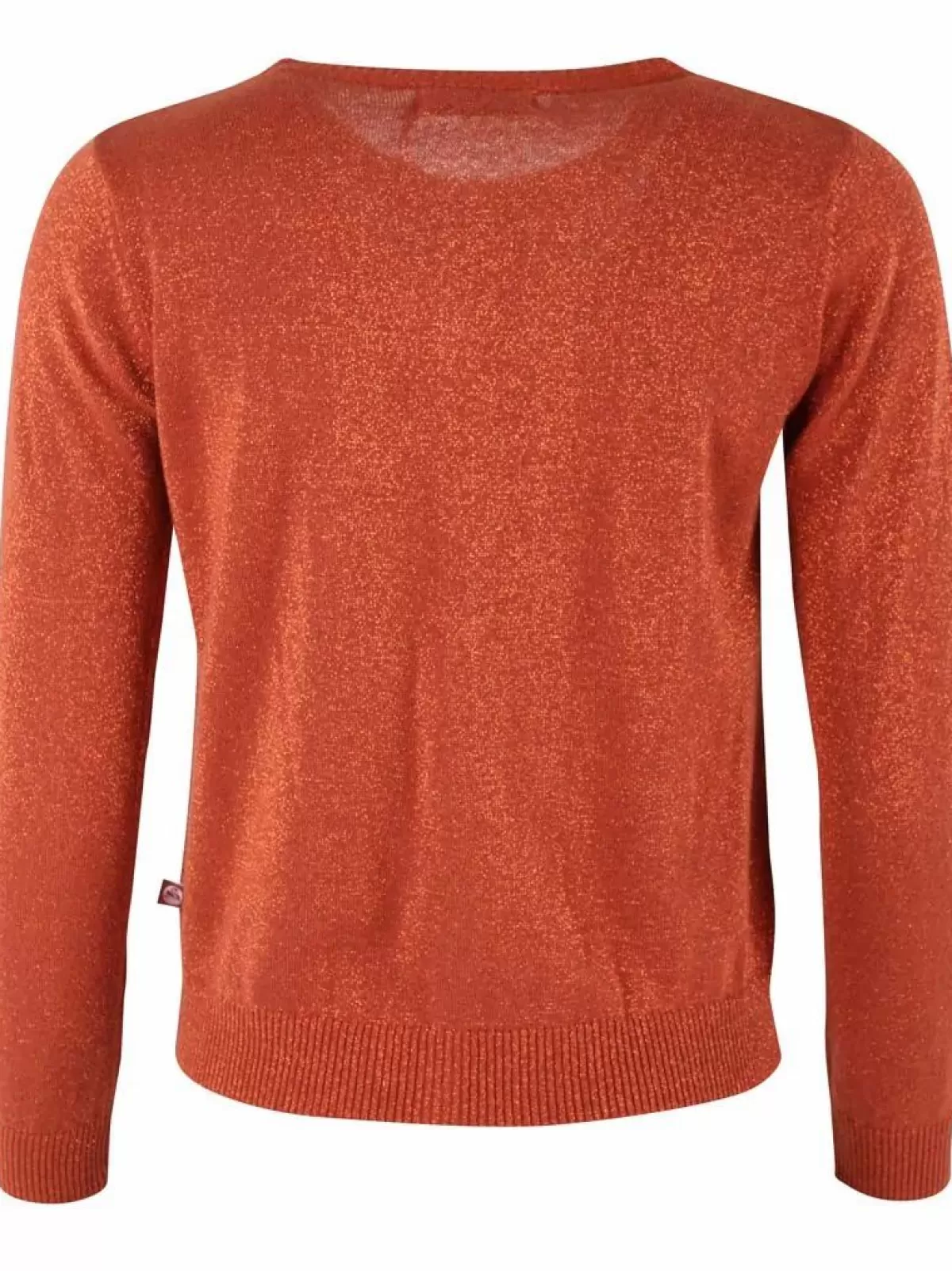 Danefæ Cardigan>Danesaga Glitter Cardigan Rust Glitter