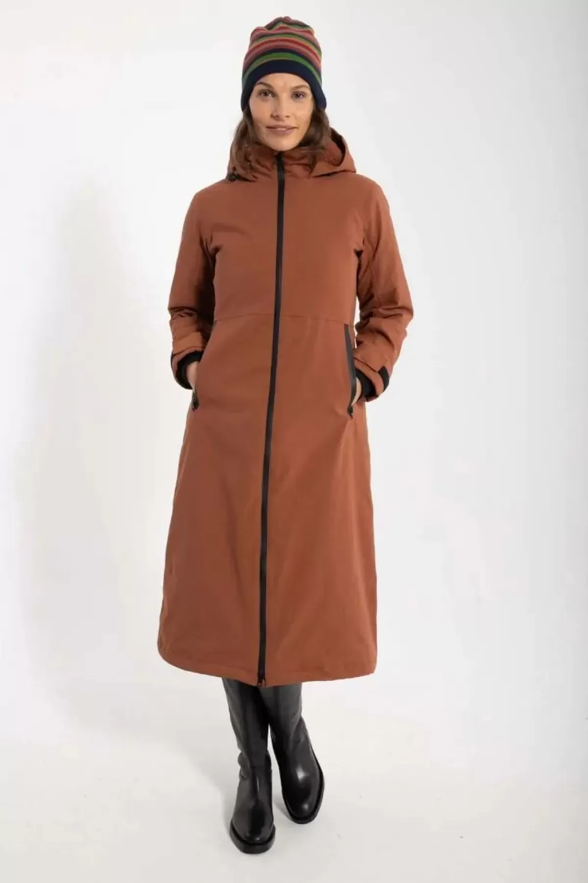 Danefæ Winterjacken>Danesandur Winter Coat Brick