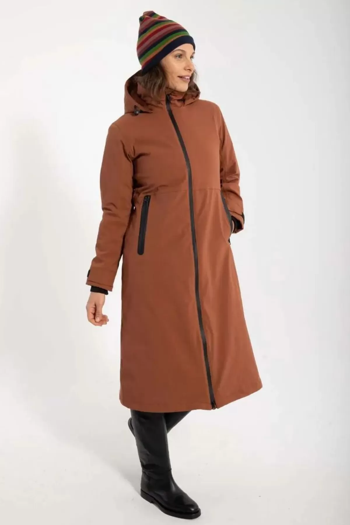 Danefæ Winterjacken>Danesandur Winter Coat Brick