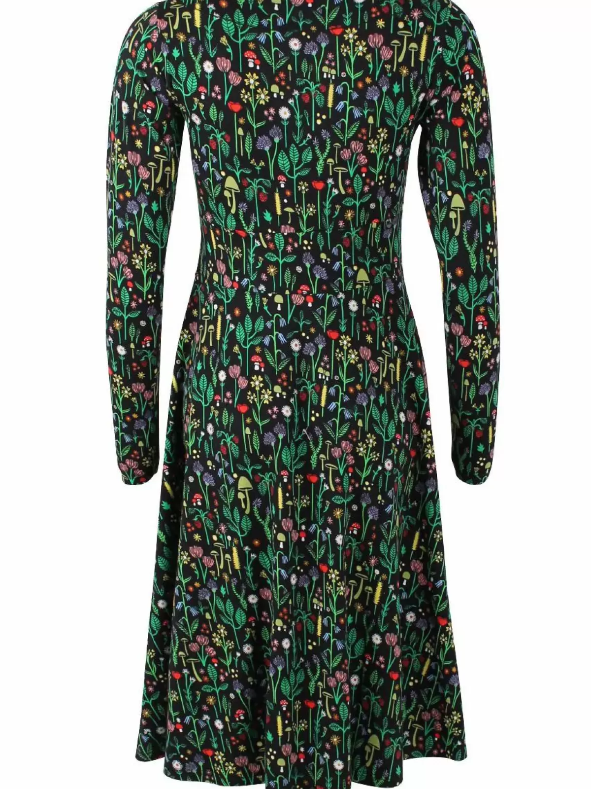 Danefæ Kleider>Danesigrid Cotton Dress Black Botanical