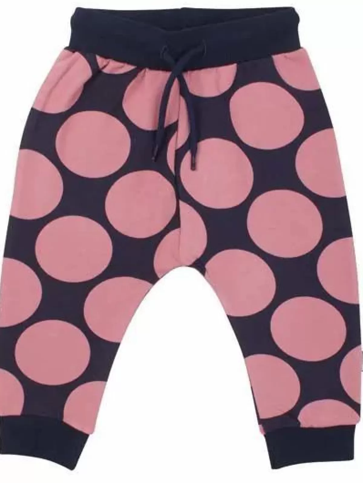 Shop Danesilver Pants Navy/Vintage Rose Big Dot Baby Hosen
