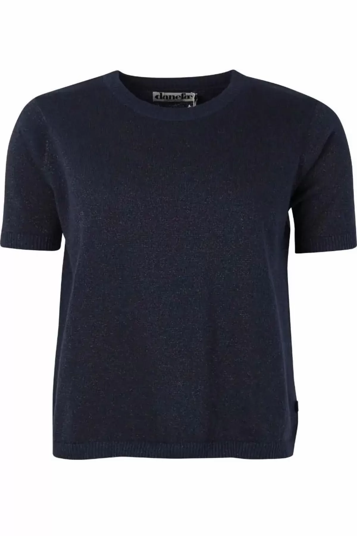 Danefæ Strickwaren>Danesilver Sweater Glitter Tee Dk Navy Glitter