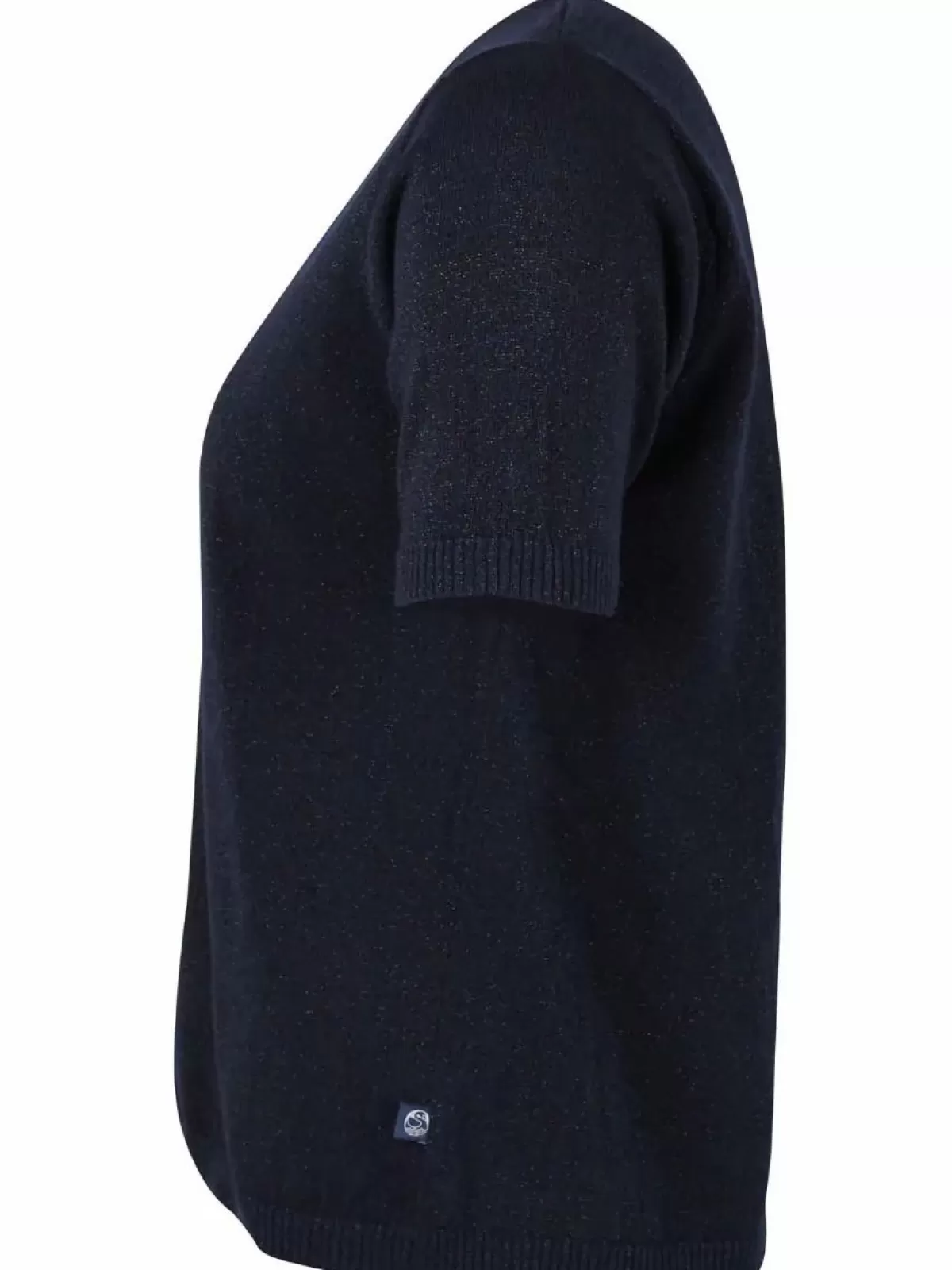 Danefæ Strickwaren>Danesilver Sweater Glitter Tee Dk Navy Glitter