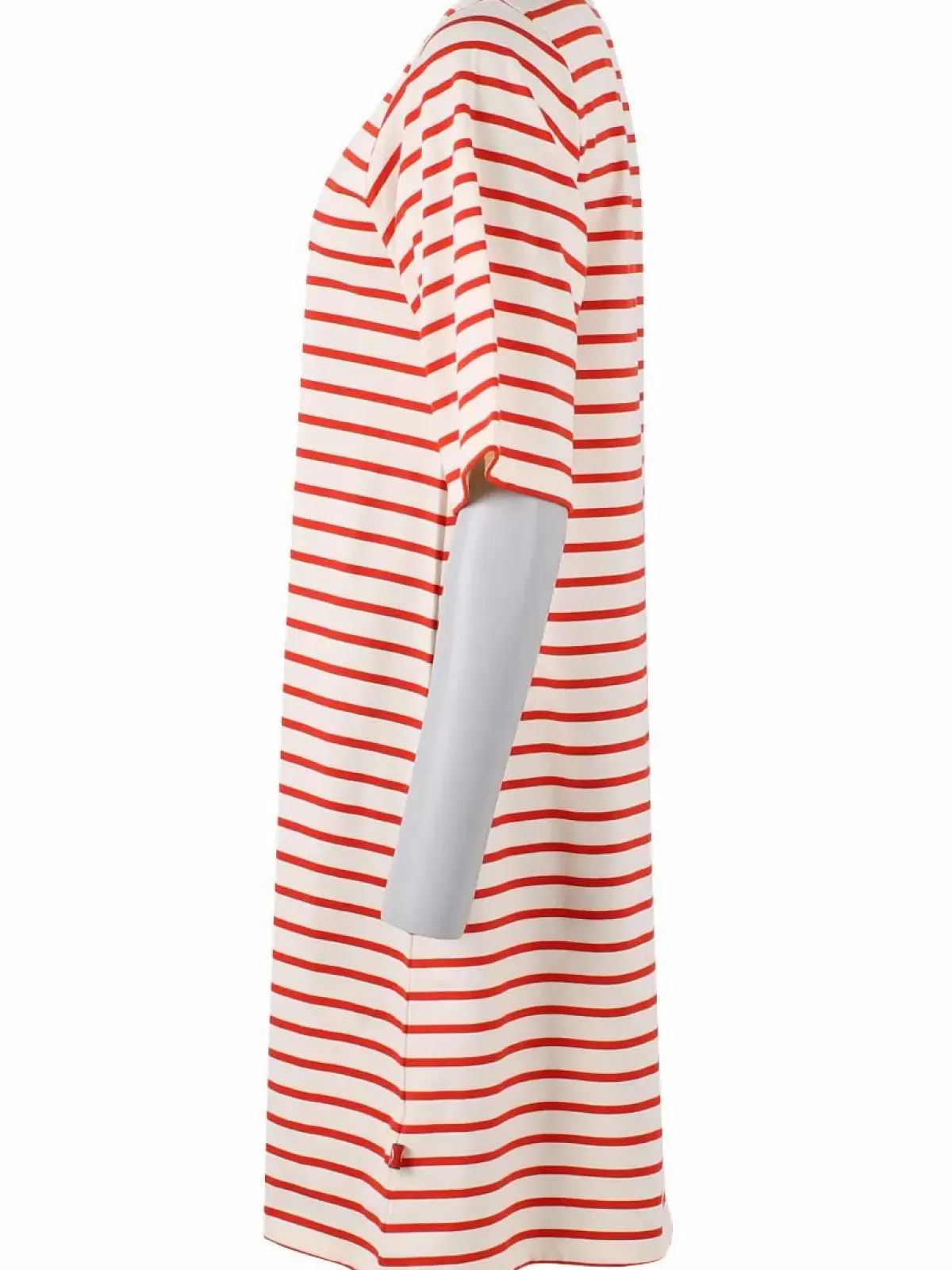 Danefæ Kleider>Danetrinidad Dress Chalk/Bright Red