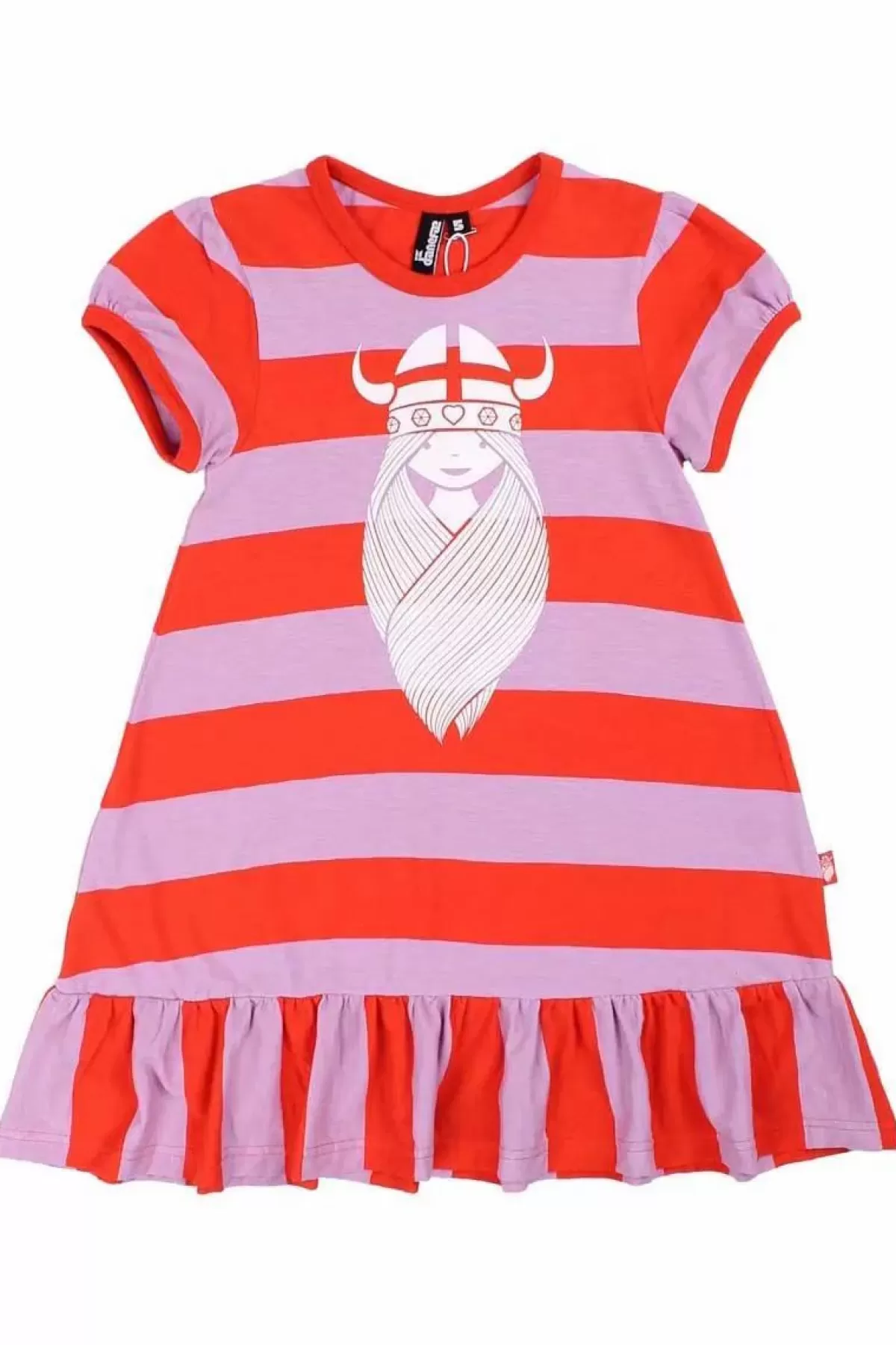 Flash Sale Danevesterbro Dress Bright Red/ Soft Viola Freja Kinder Kleider
